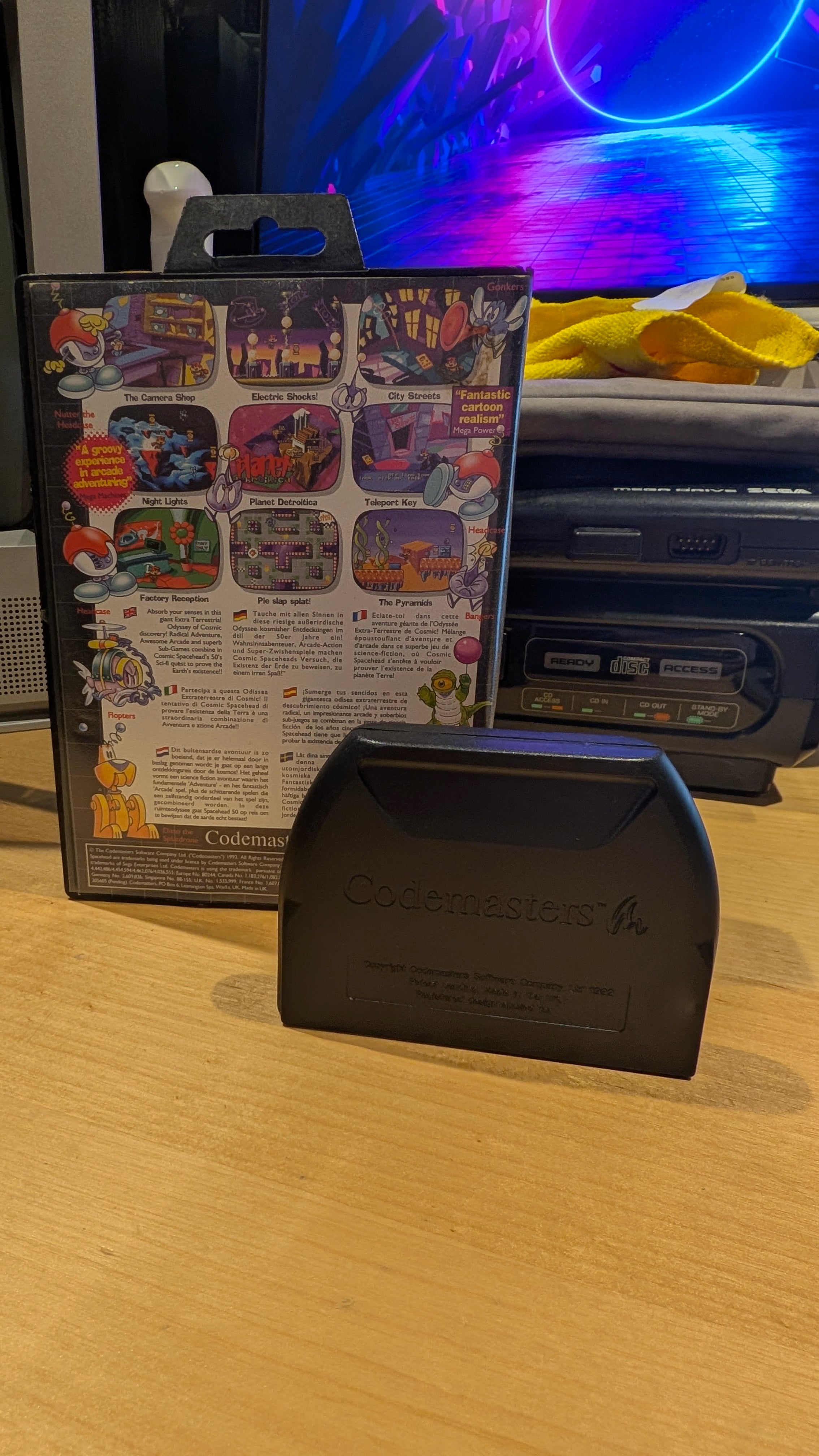 Cosmic Spacehead - Sega Mega Drive - Boxed No Manual - VGC - Tested & Working