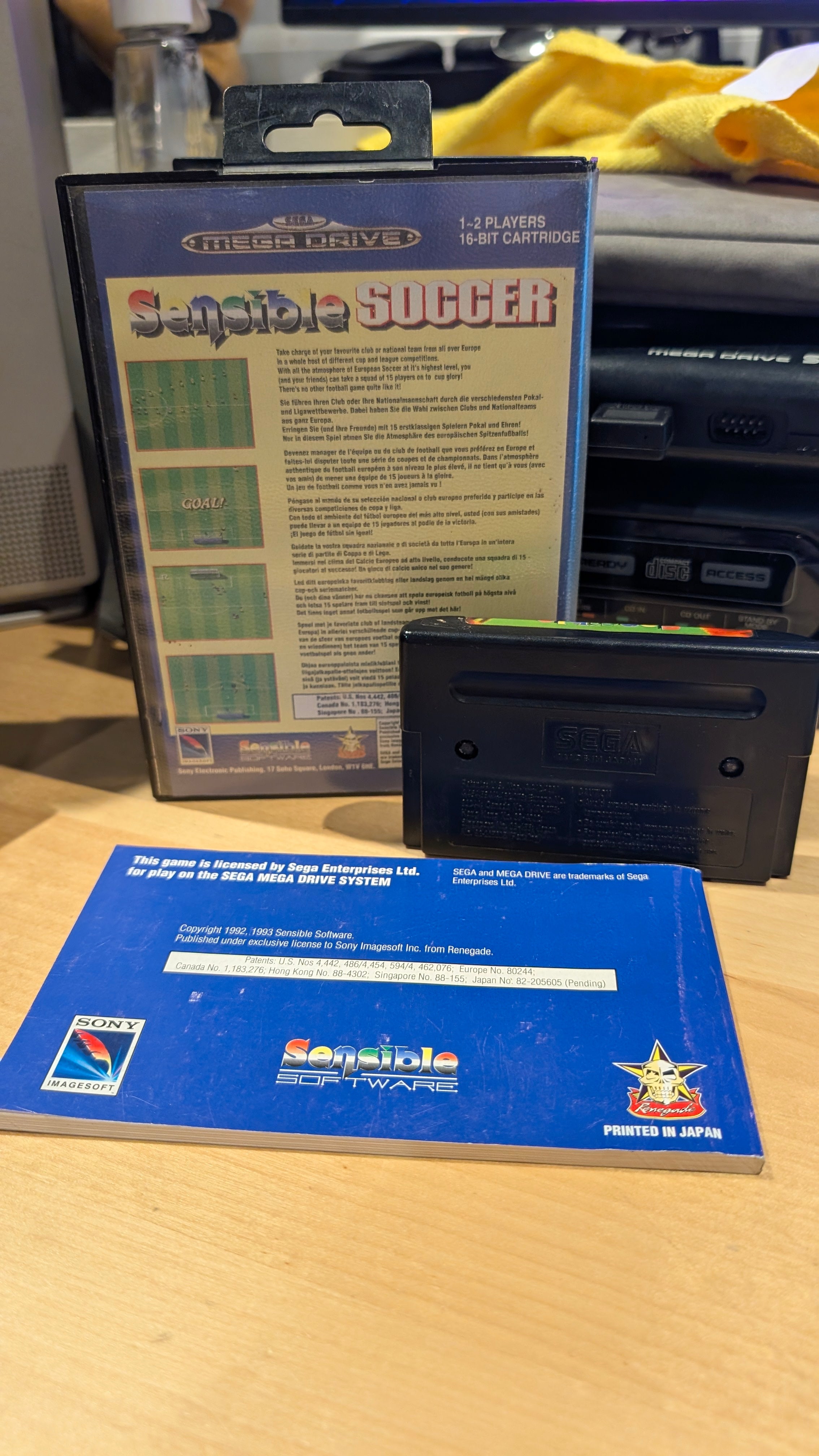 Sensible Soccer - Sega Mega Drive - CIB - Tested & Working