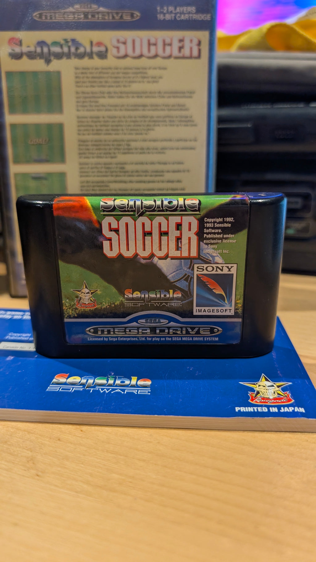 Sensible Soccer - Sega Mega Drive - CIB - Tested & Working