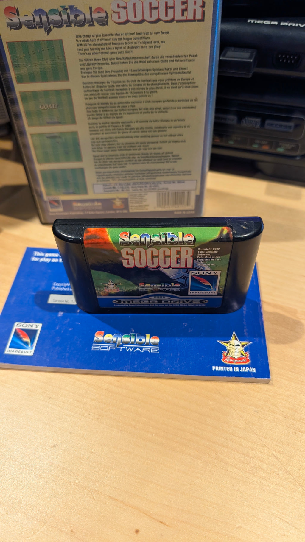 Sensible Soccer - Sega Mega Drive - CIB - Tested & Working