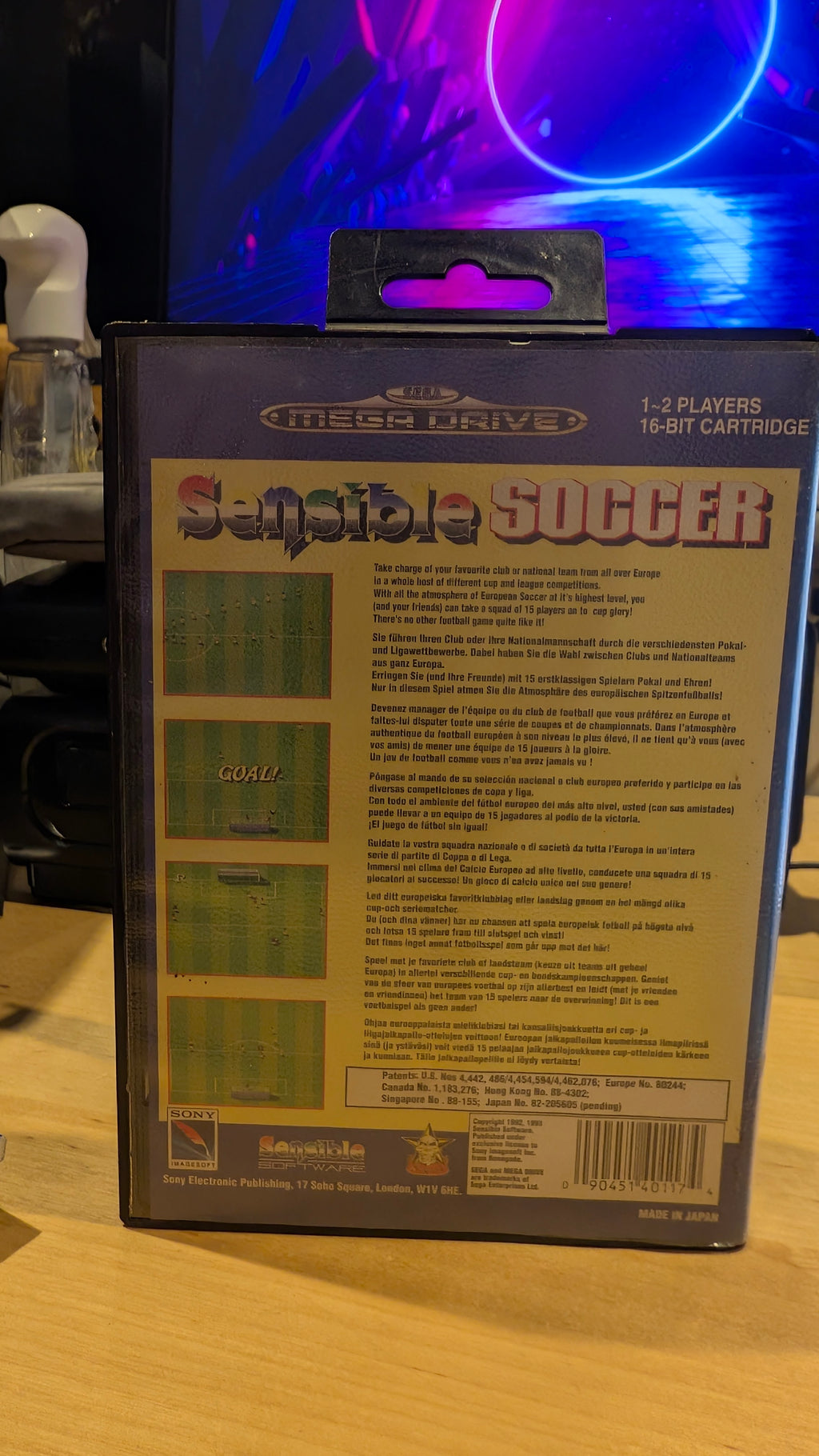Sensible Soccer - Sega Mega Drive - CIB - Tested & Working