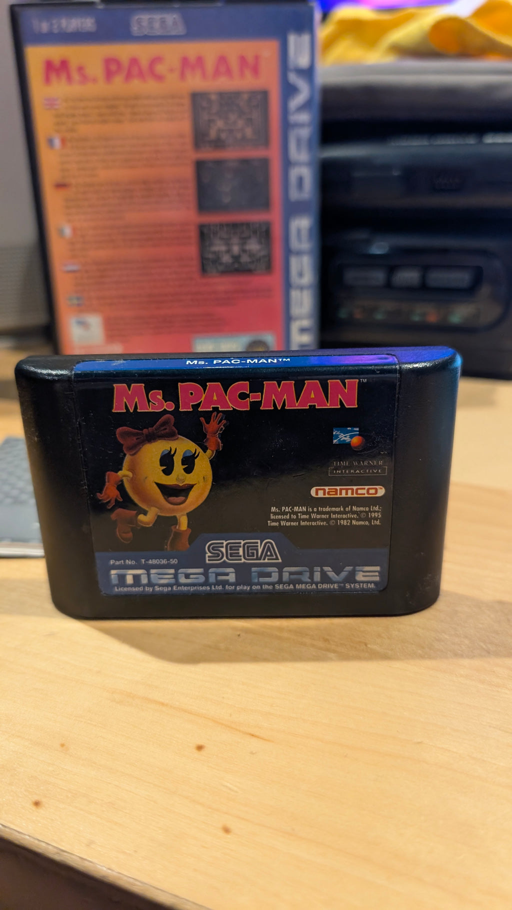 Ms. Pac-Man - Sega Mega Drive - CIB - Tested & Working