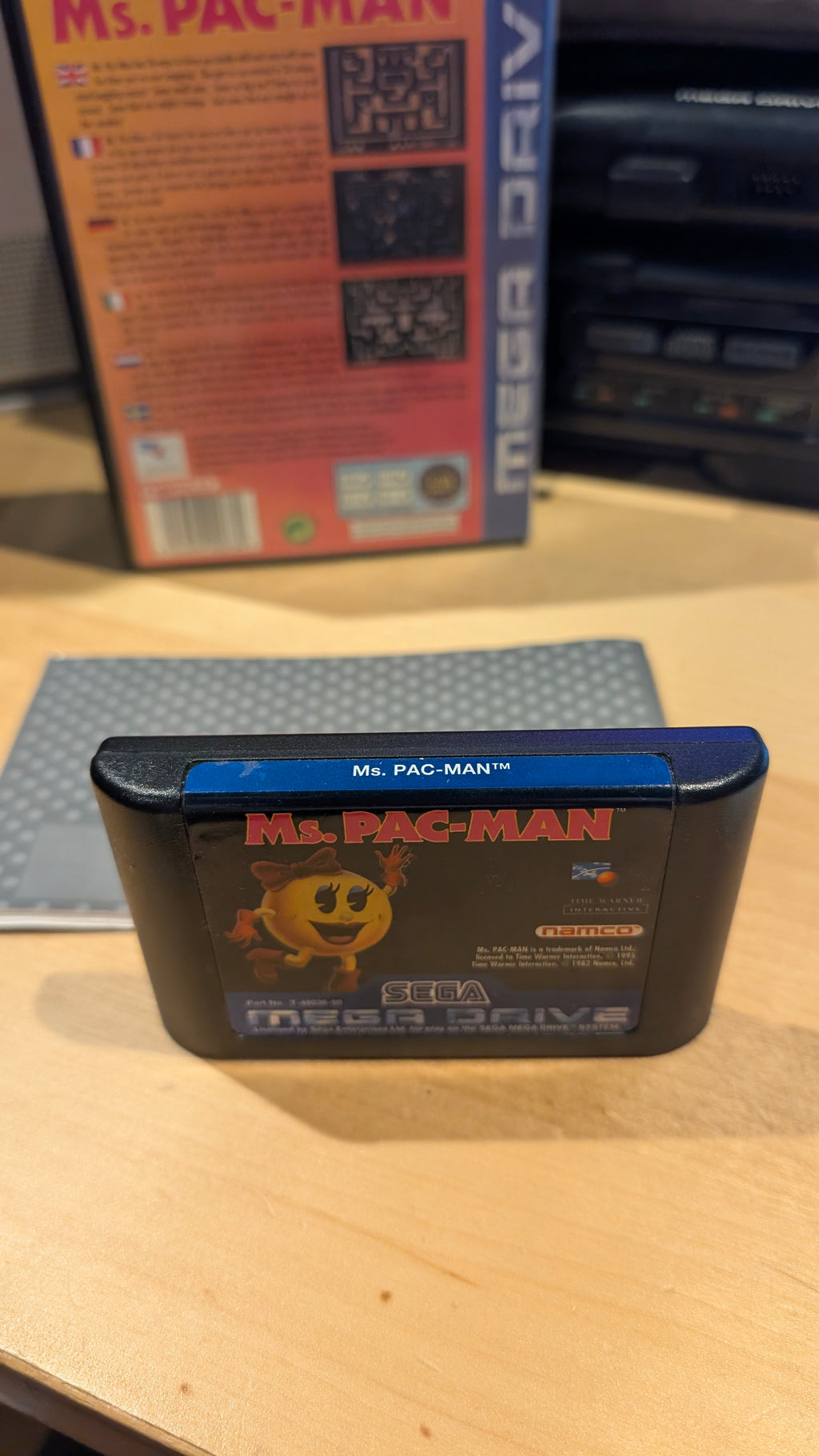 Ms. Pac-Man - Sega Mega Drive - CIB - Tested & Working