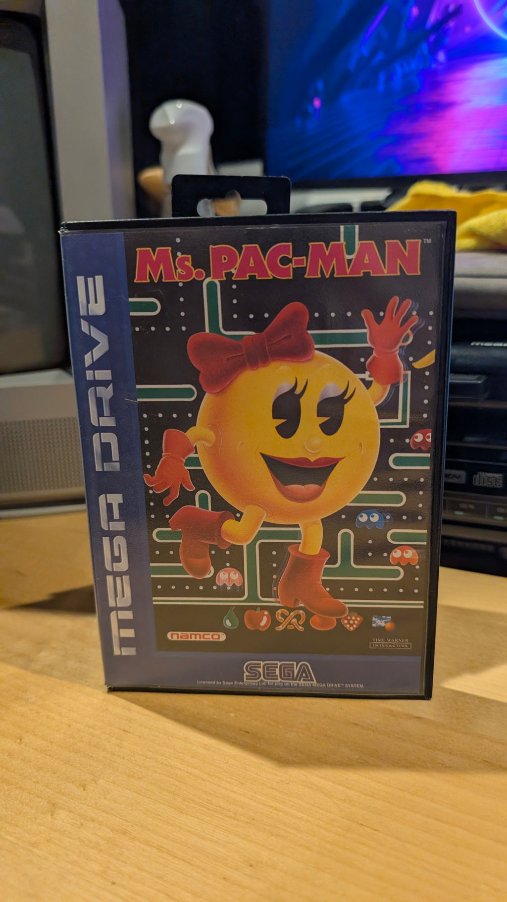 Ms. Pac-Man - Sega Mega Drive - CIB - Tested & Working