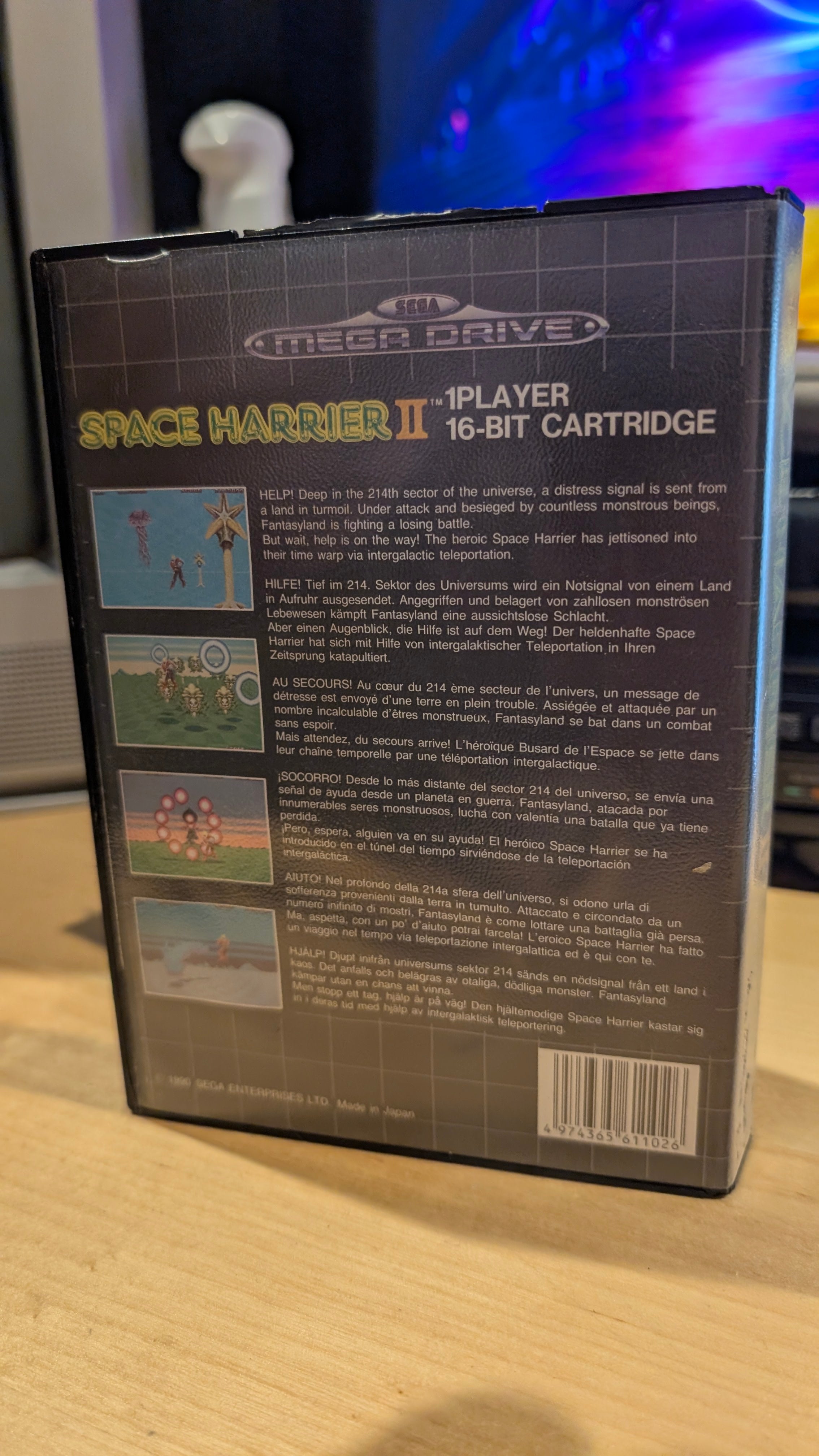 Space Harrier II - Sega Mega Drive - CIB -- Tested & Working