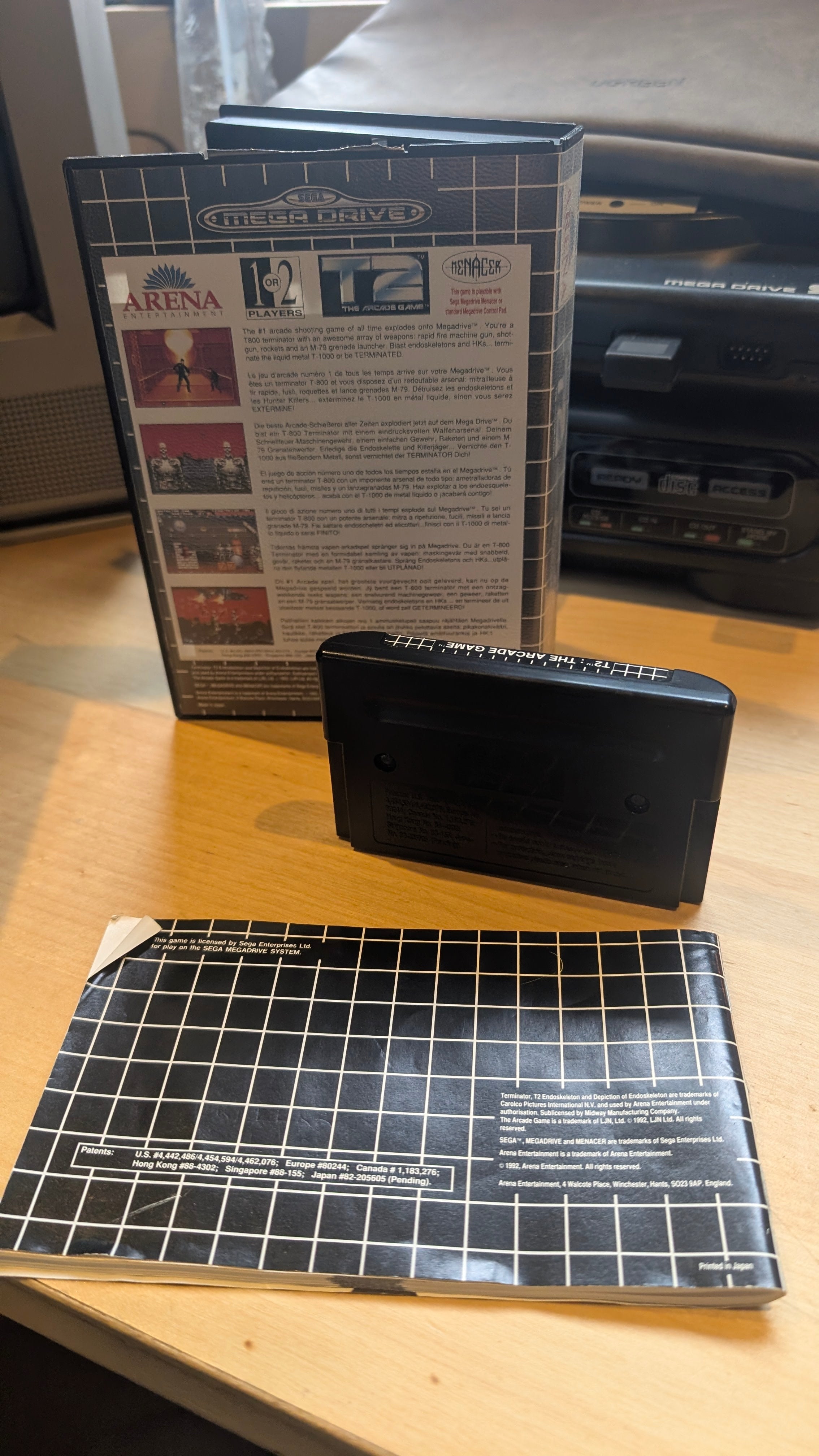 T2 Arcade -- Sega Mega Drive - CIB - Tested & Working