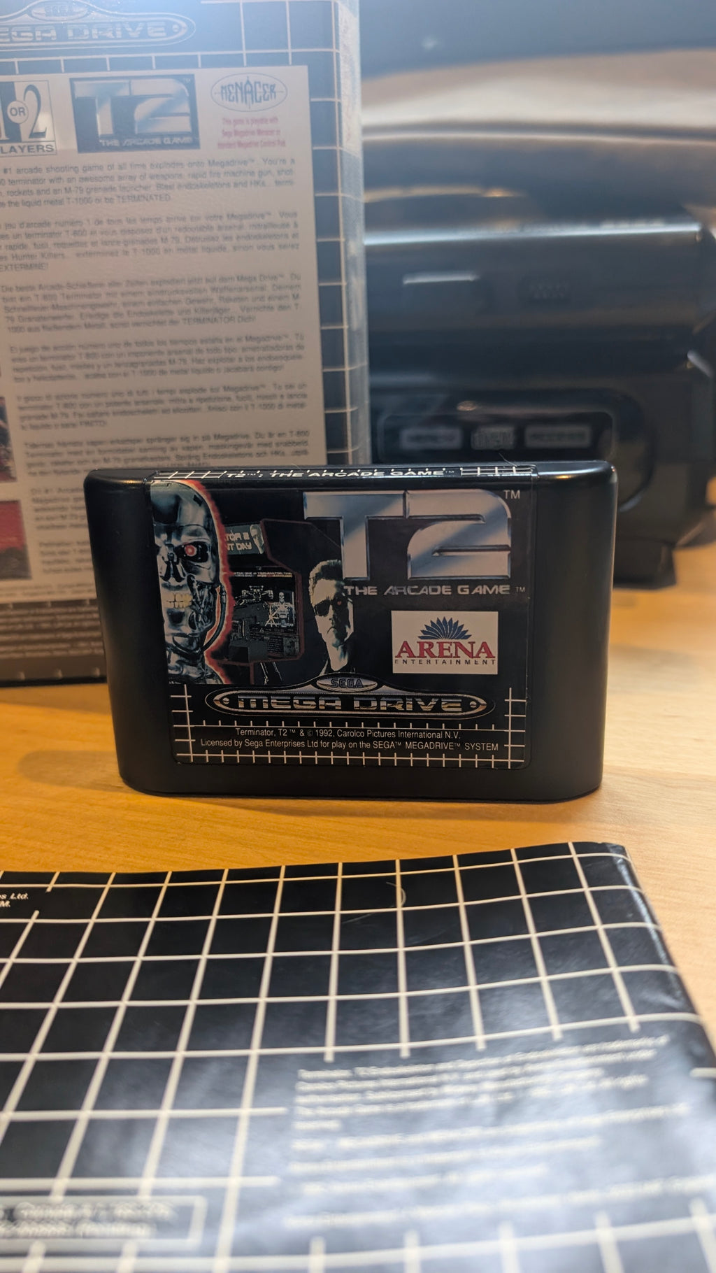 T2 Arcade -- Sega Mega Drive - CIB - Tested & Working