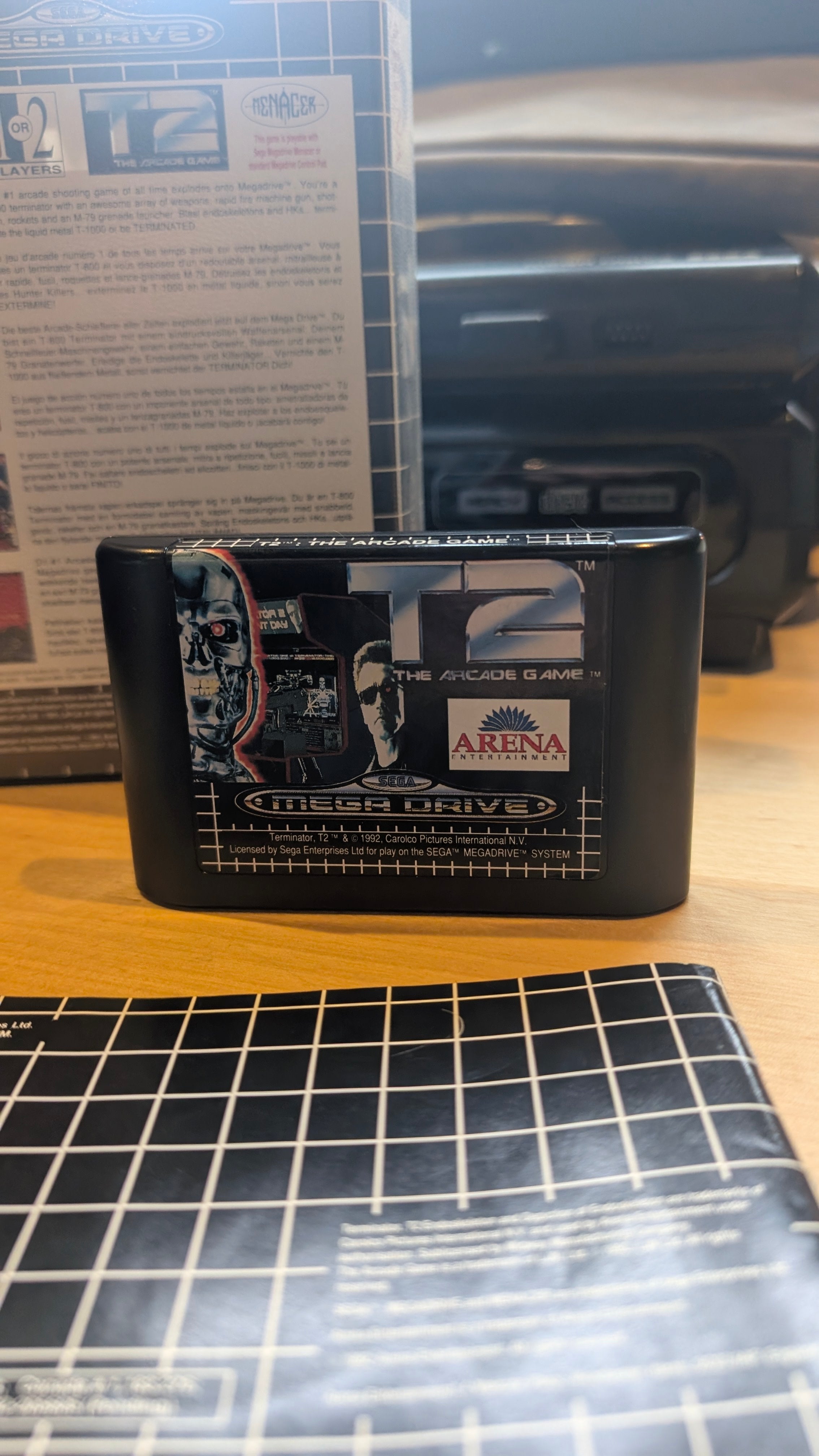 T2 Arcade -- Sega Mega Drive - CIB - Tested & Working