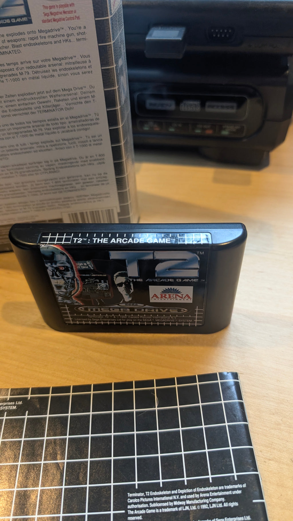 T2 Arcade -- Sega Mega Drive - CIB - Tested & Working