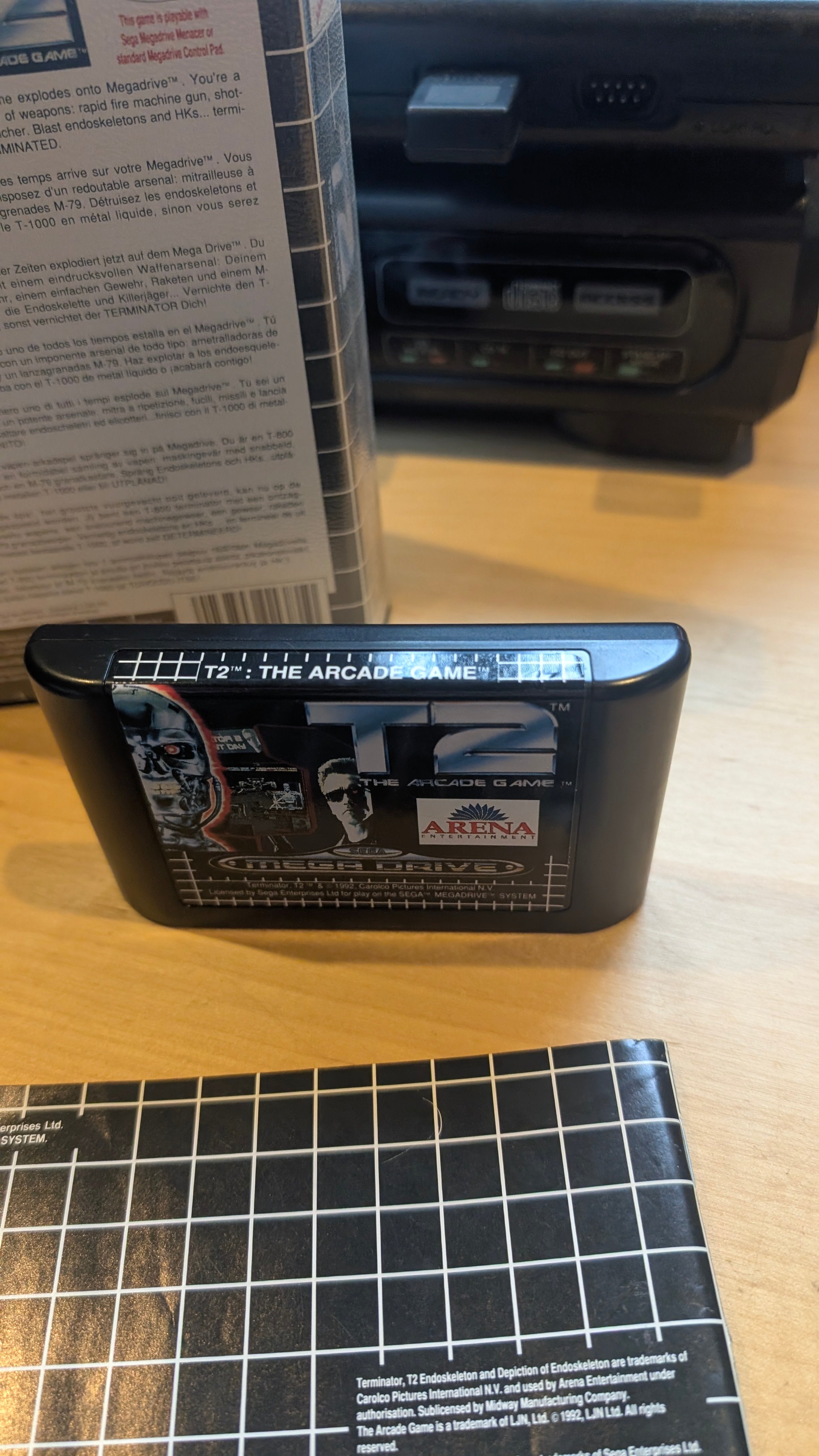 T2 Arcade -- Sega Mega Drive - CIB - Tested & Working