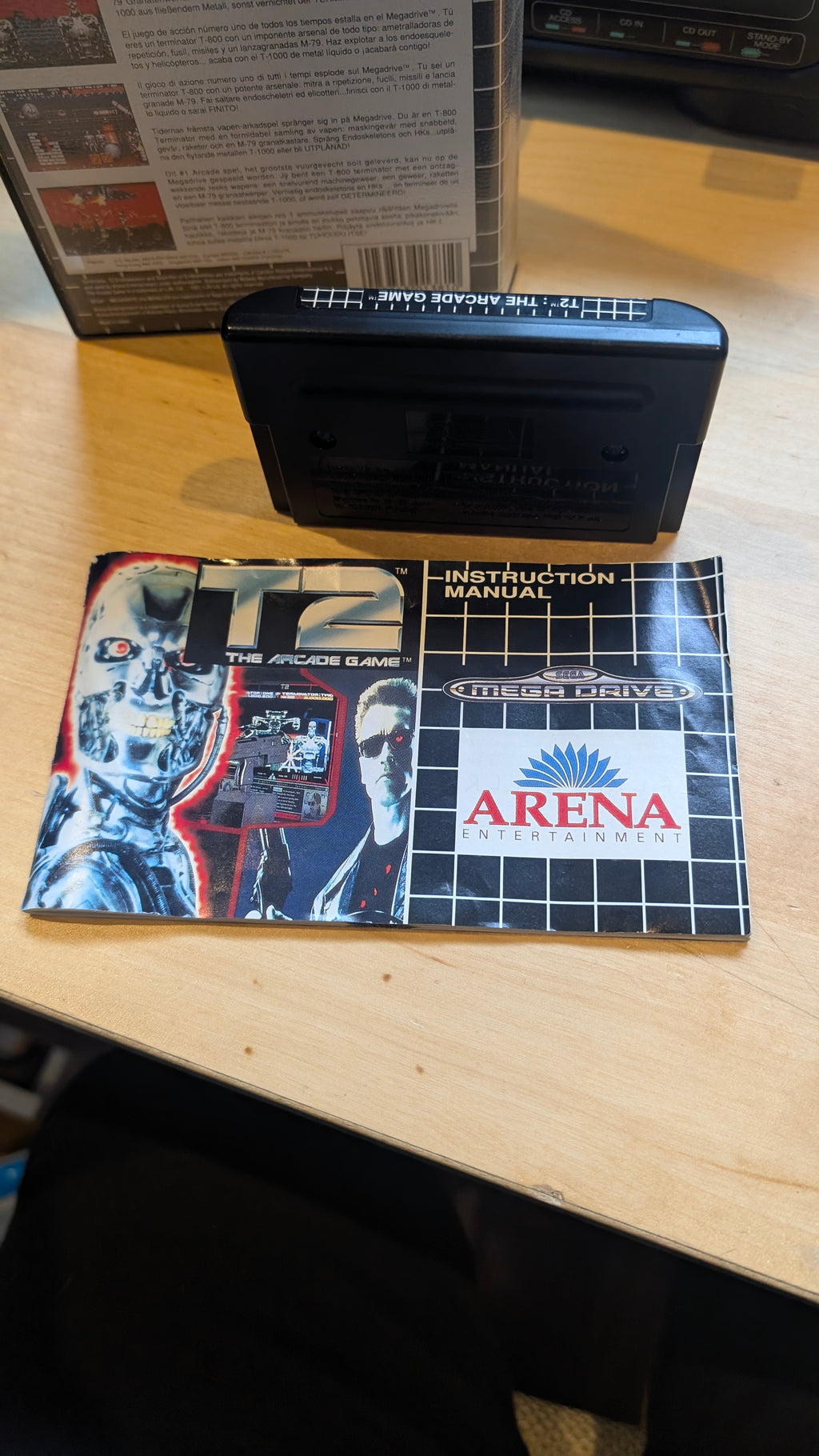 T2 Arcade -- Sega Mega Drive - CIB - Tested & Working