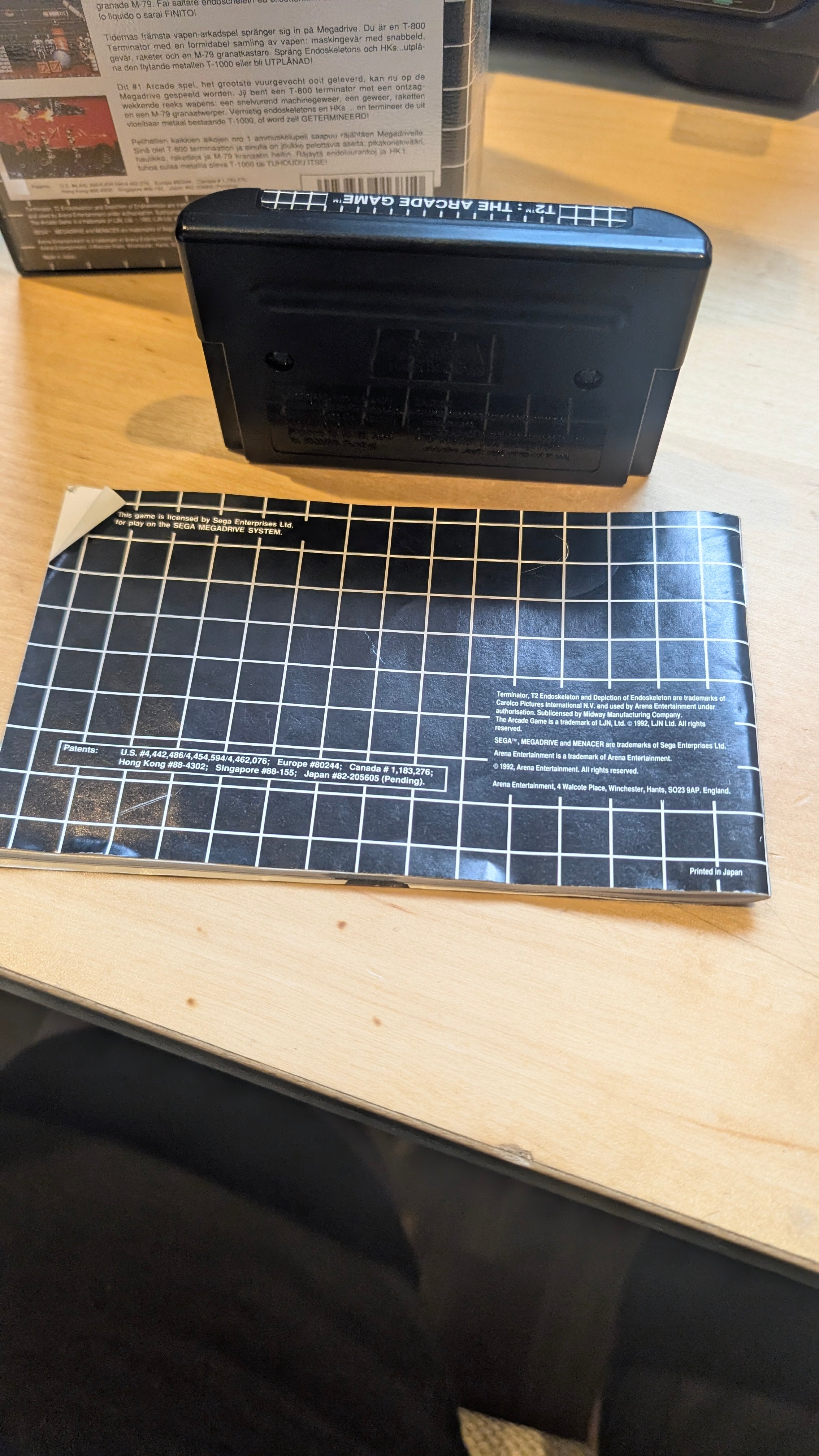 T2 Arcade -- Sega Mega Drive - CIB - Tested & Working