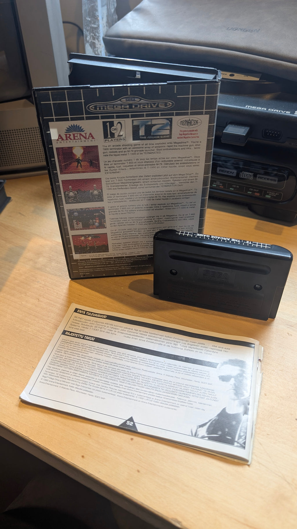 T2 Arcade - Sega Mega Drive - CIB - Tested & Working