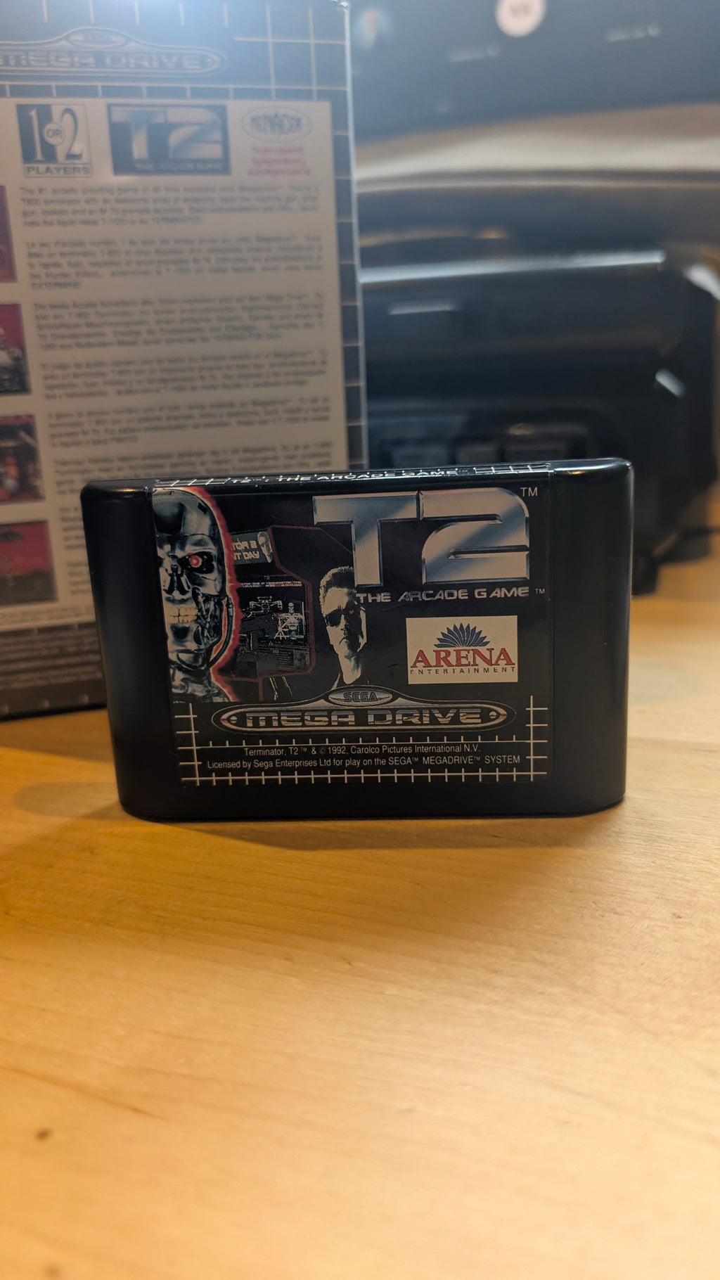 T2 Arcade - Sega Mega Drive - CIB - Tested & Working