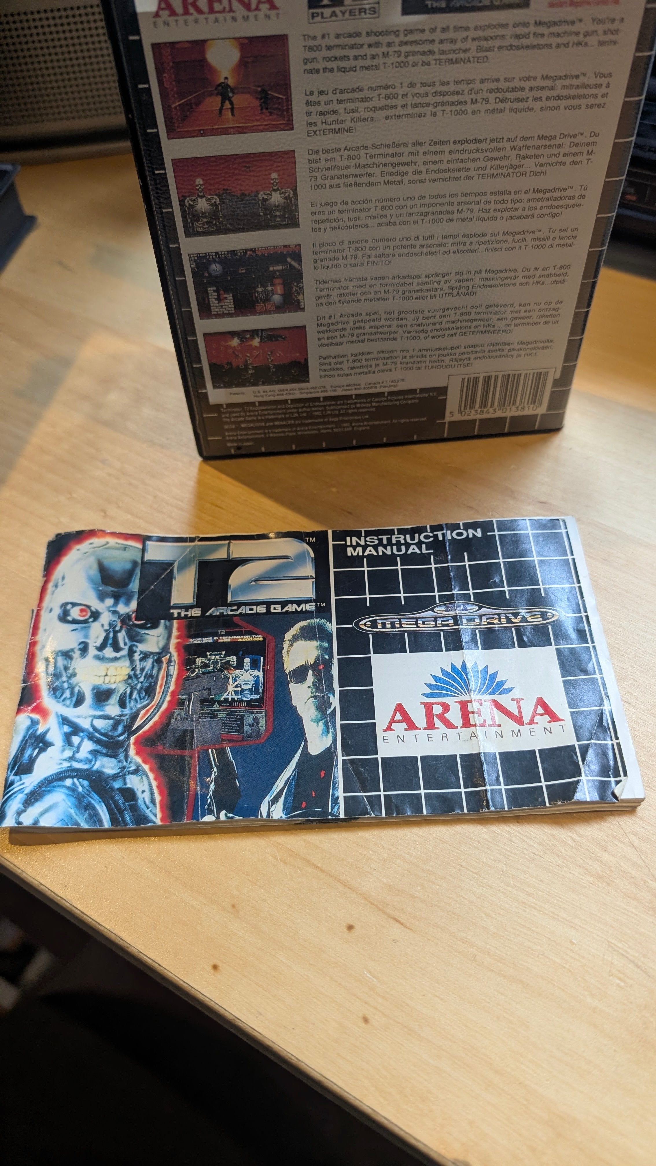 T2 Arcade - Sega Mega Drive - CIB - Tested & Working