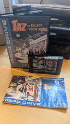 Taz In Escape From Mars - Sega Mega Drive - CIB - Tested & Working
