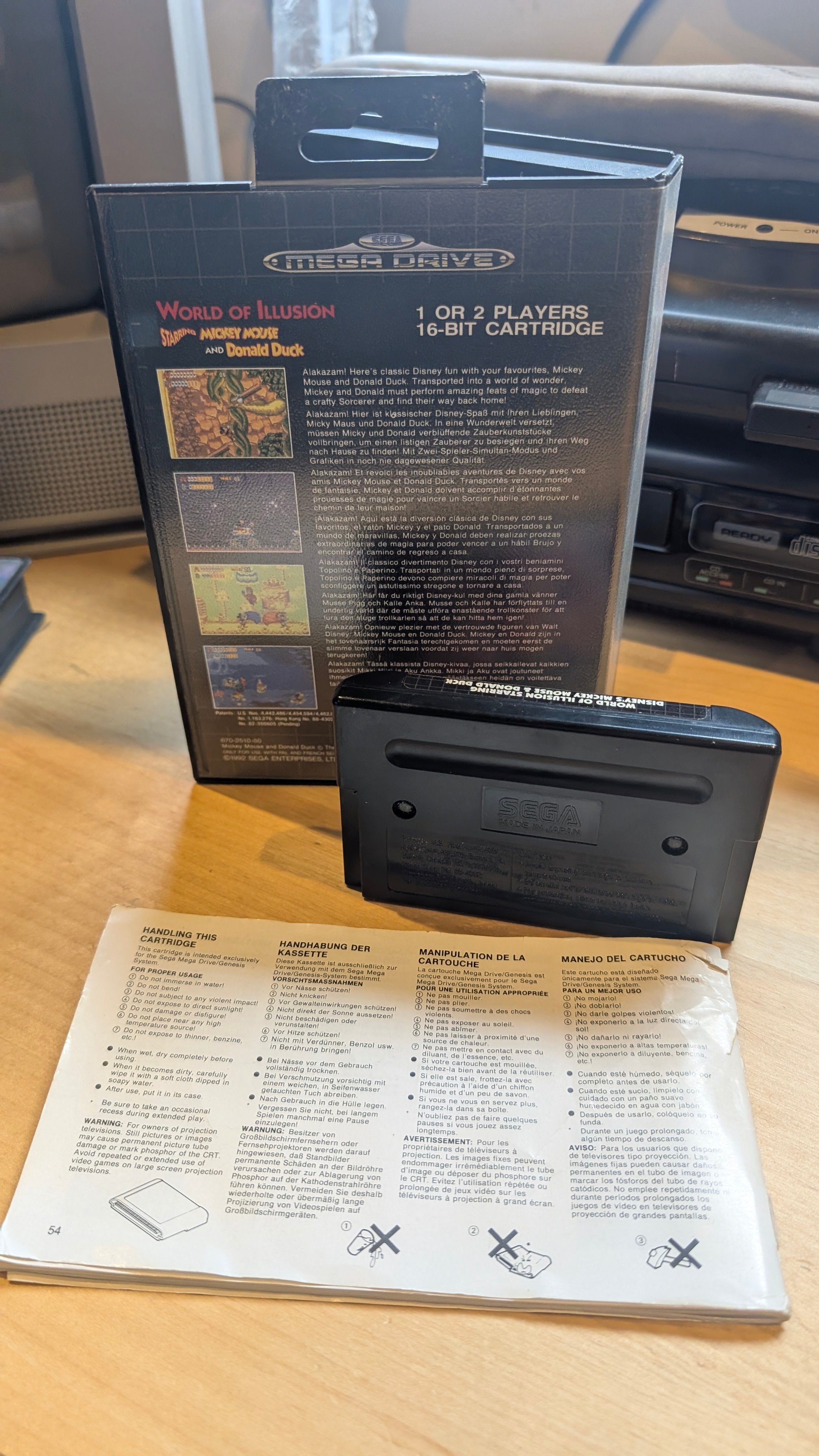 World of Illusion Starring Mickey Mouse and Donald Duck - Sega Mega Drive - CIB
