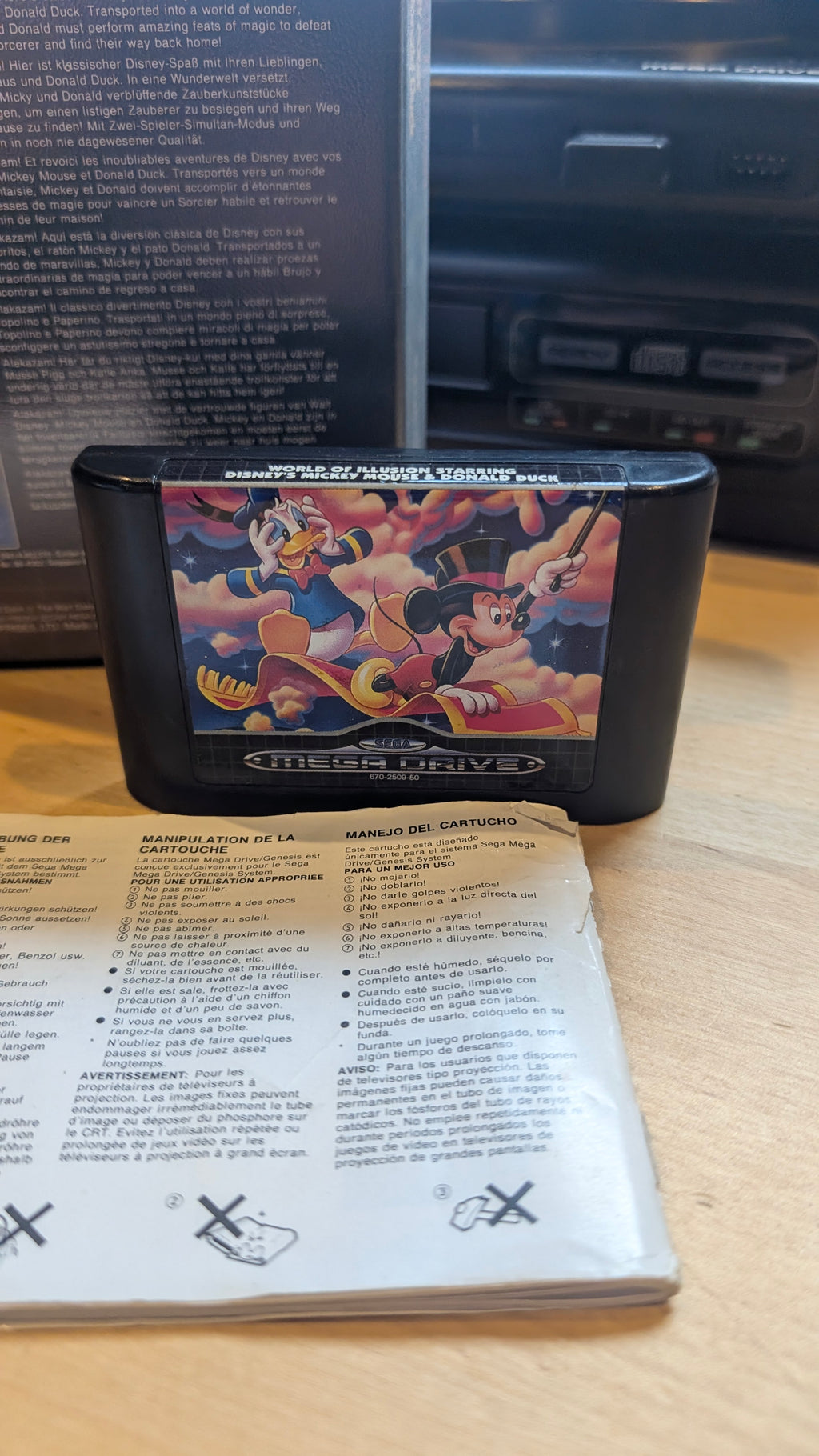 World of Illusion Starring Mickey Mouse and Donald Duck - Sega Mega Drive - CIB