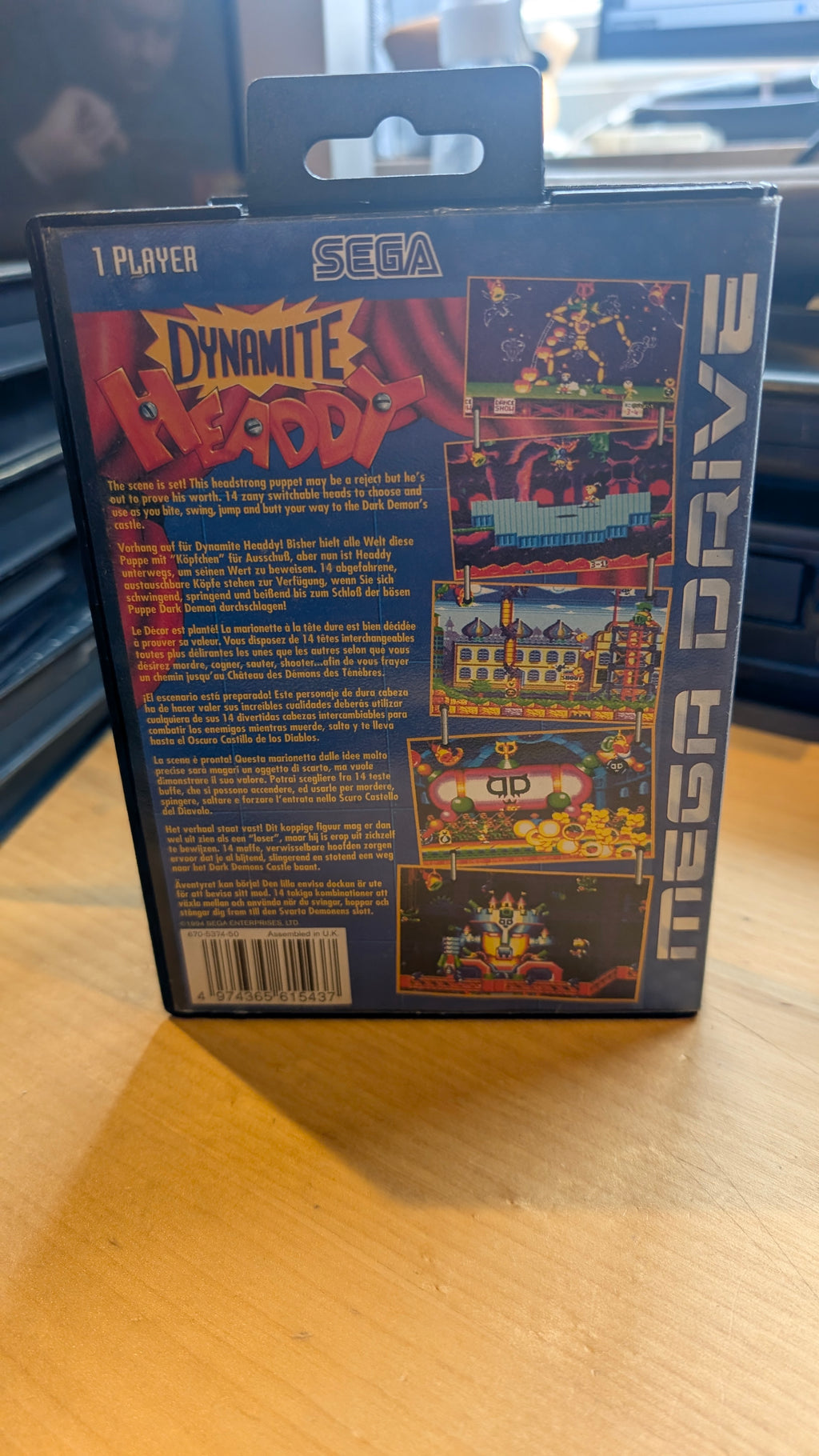 Dynamite Headdy - Sega Mega Drive - Boxed No Manual - VGC - Tested & Working