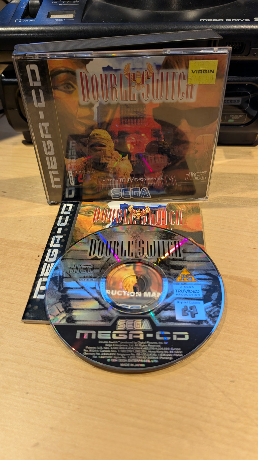 Double Switch - Sega Mega CD - CIB - Tested & Working
