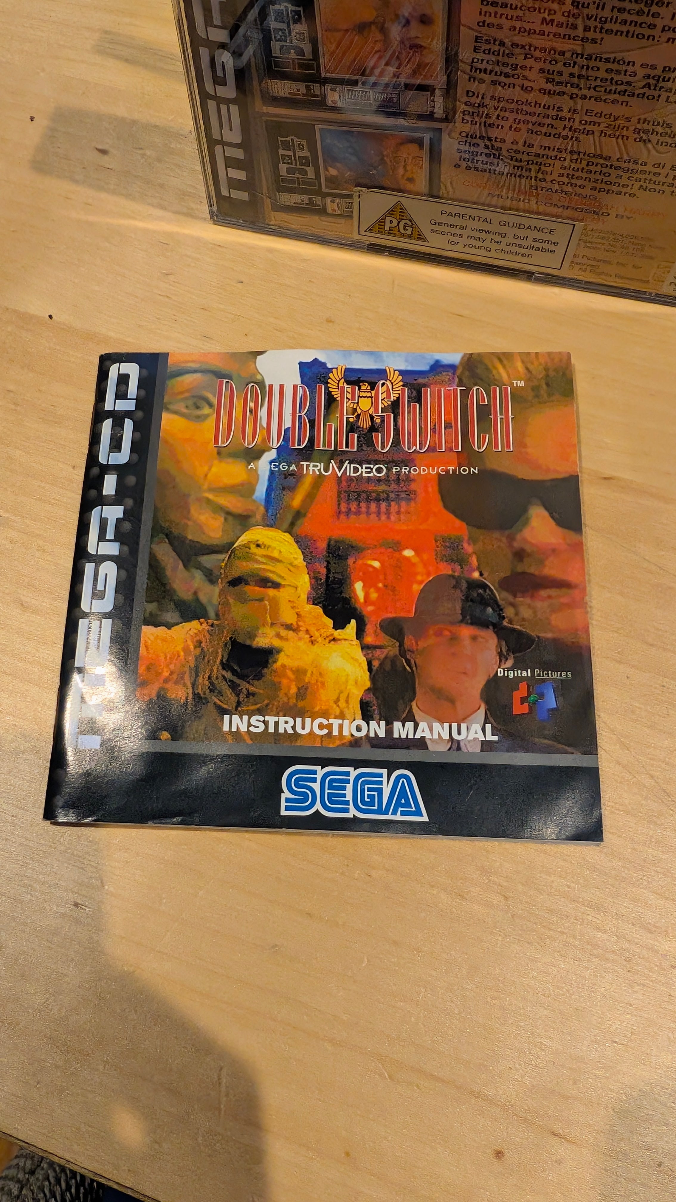 Double Switch - Sega Mega CD - CIB - Tested & Working