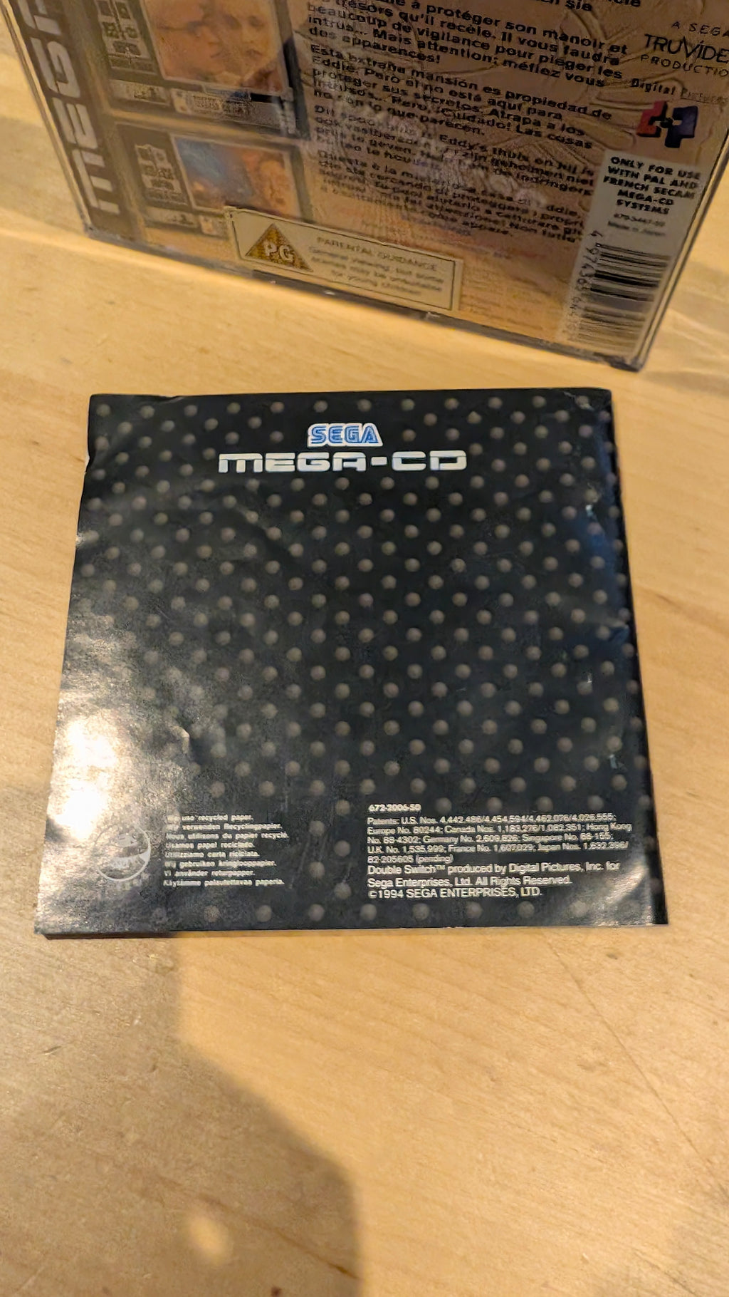 Double Switch - Sega Mega CD - CIB - Tested & Working