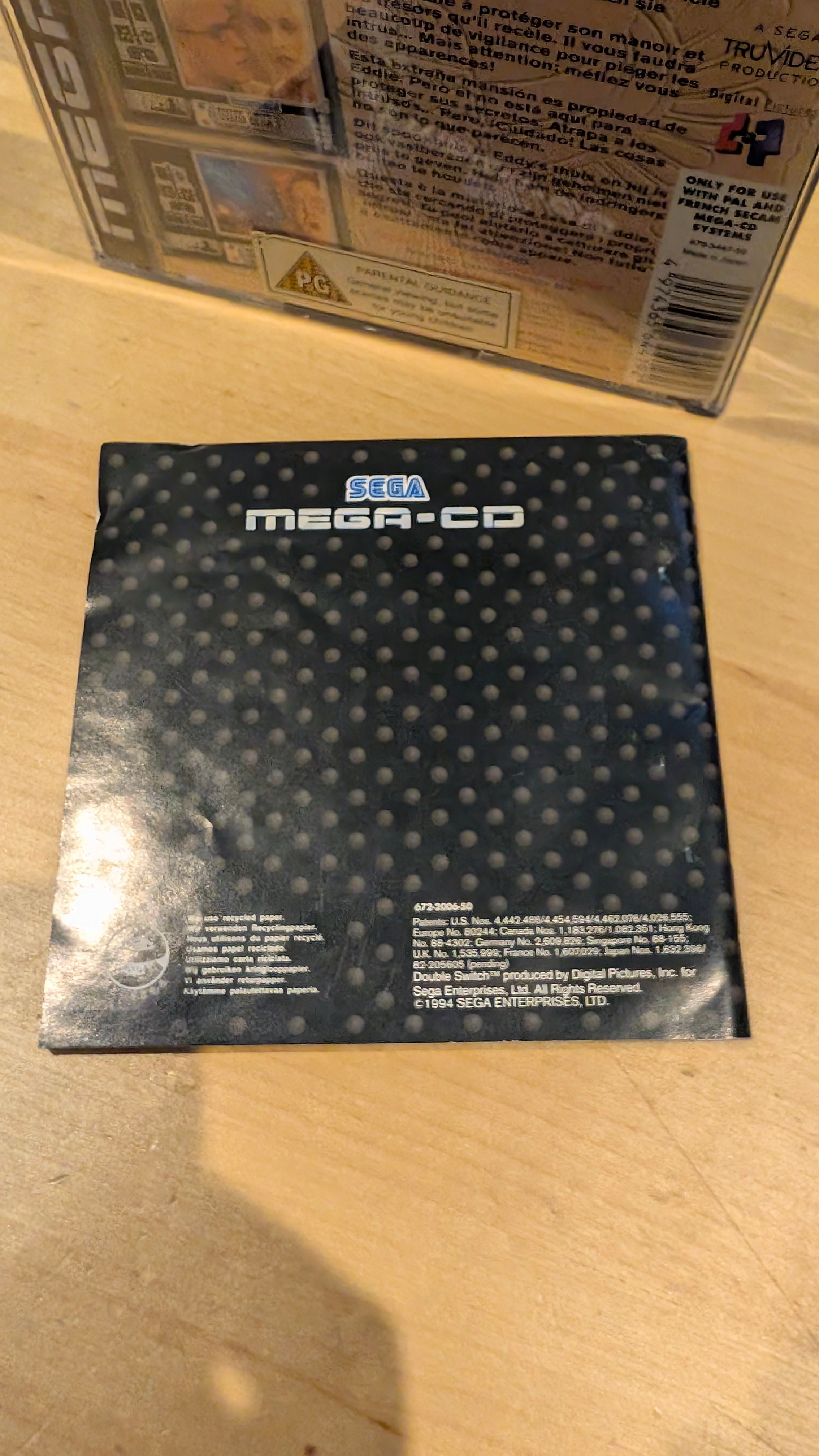 Double Switch - Sega Mega CD - CIB - Tested & Working