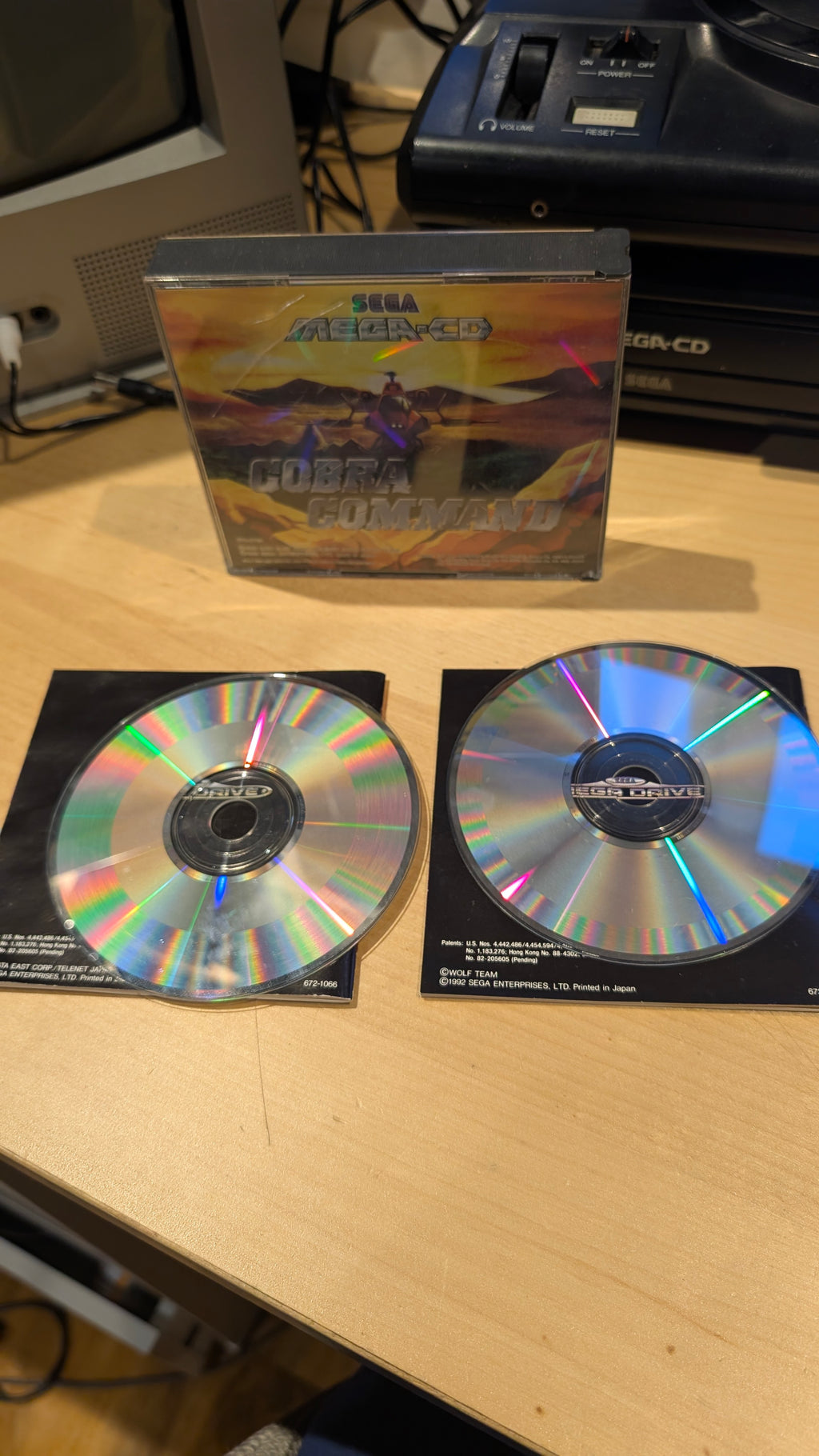 Cobra Command & Sol-Feace - Sega Mega CD - CIB - Tested & Working