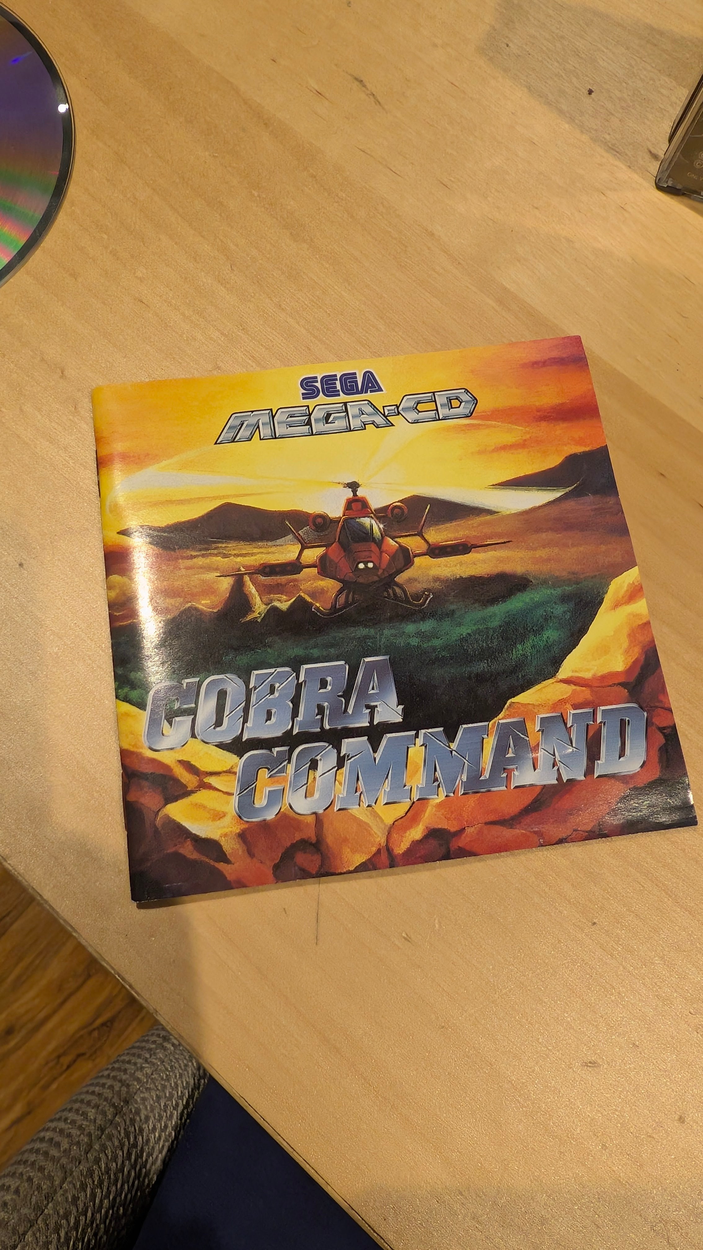 Cobra Command & Sol-Feace - Sega Mega CD - CIB - Tested & Working