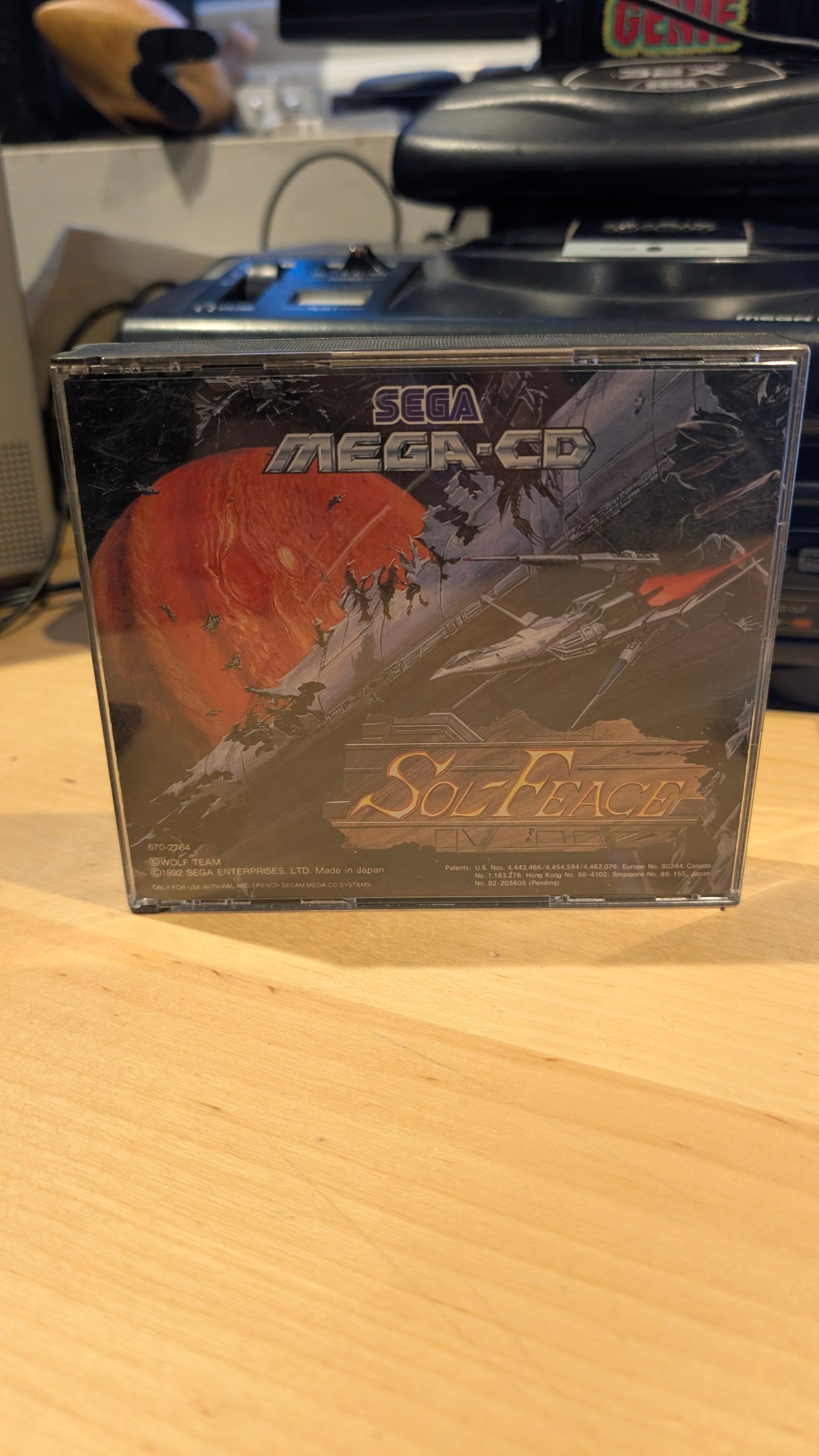 Cobra Command & Sol-Feace - Sega Mega CD - CIB - Tested & Working