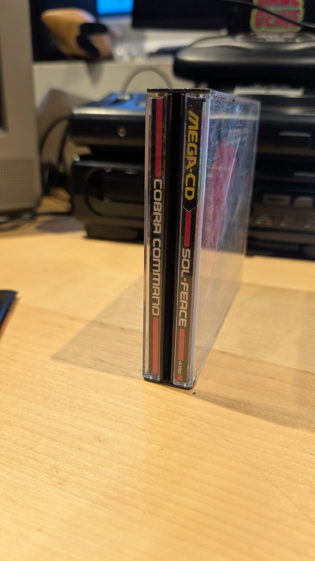 Cobra Command & Sol-Feace - Sega Mega CD - CIB - Tested & Working