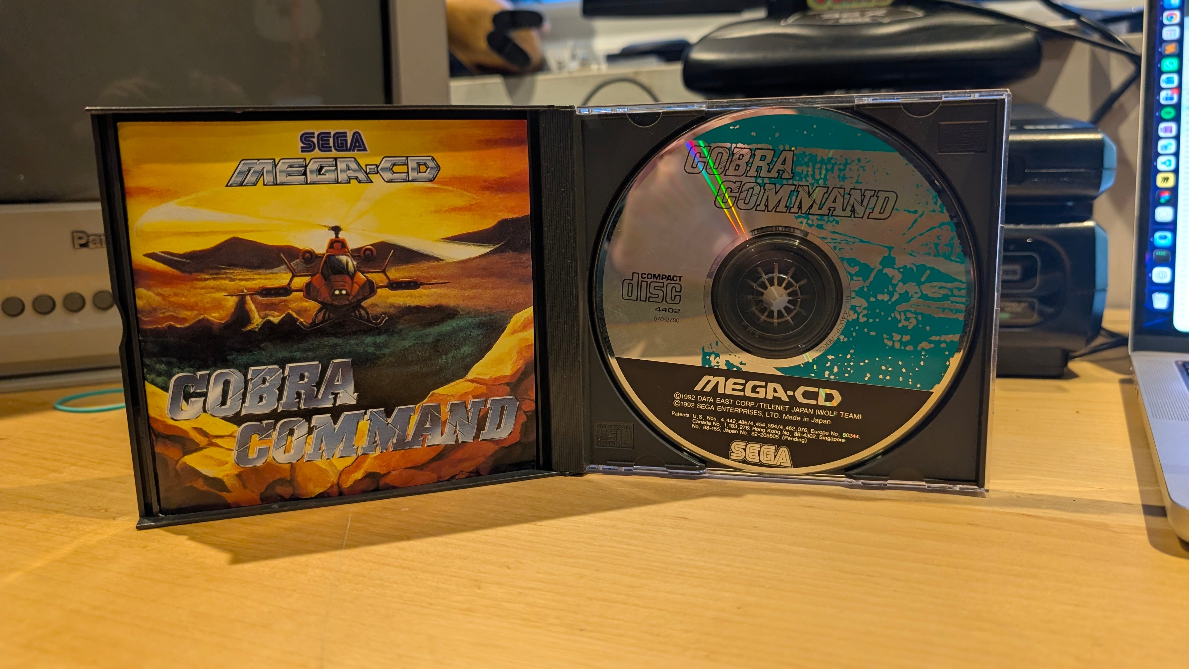 Cobra Command & Sol-Feace - Sega Mega CD - CIB - Tested & Working