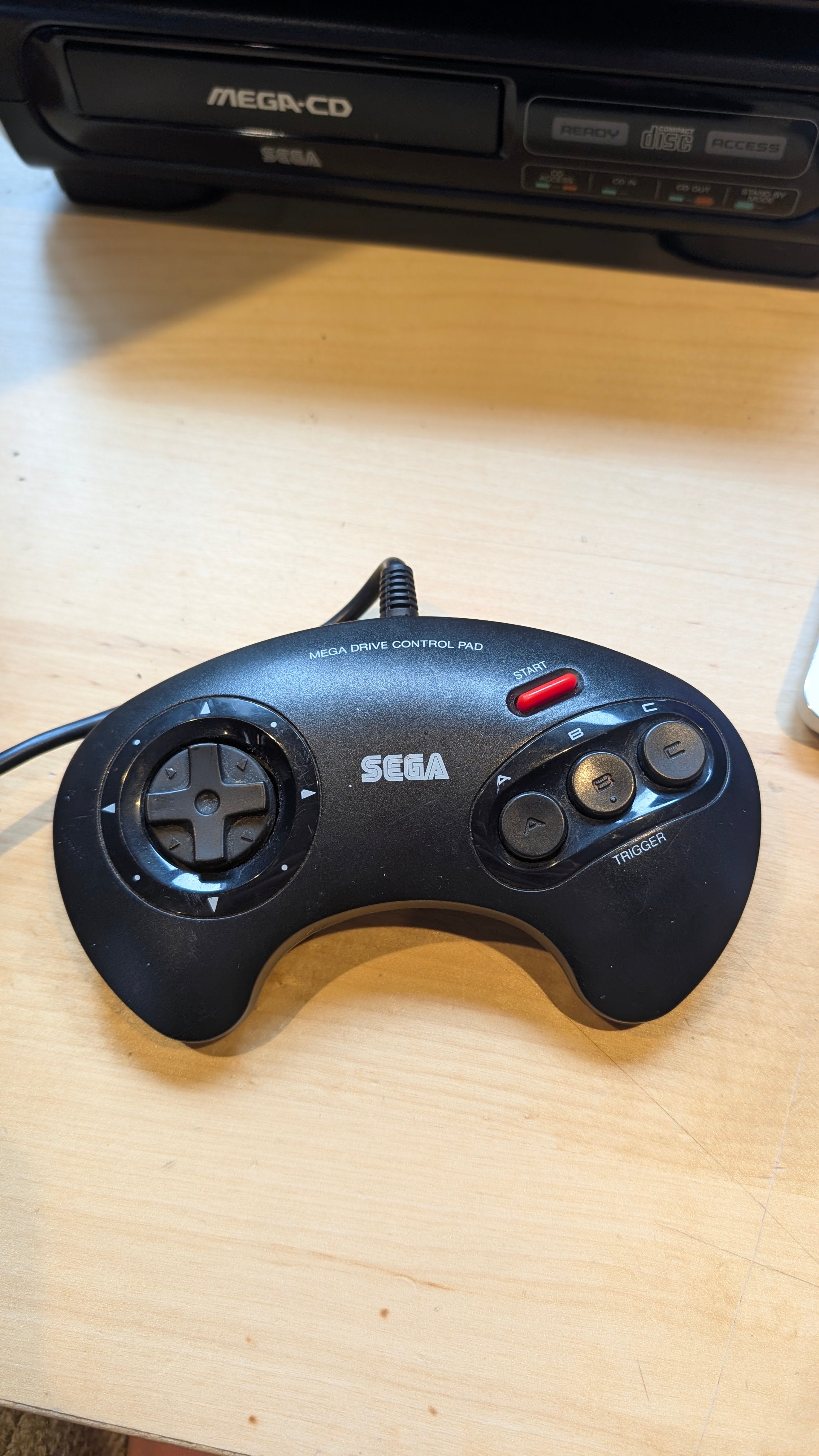 Official Sega Mega Drive Controller - Tested & Working