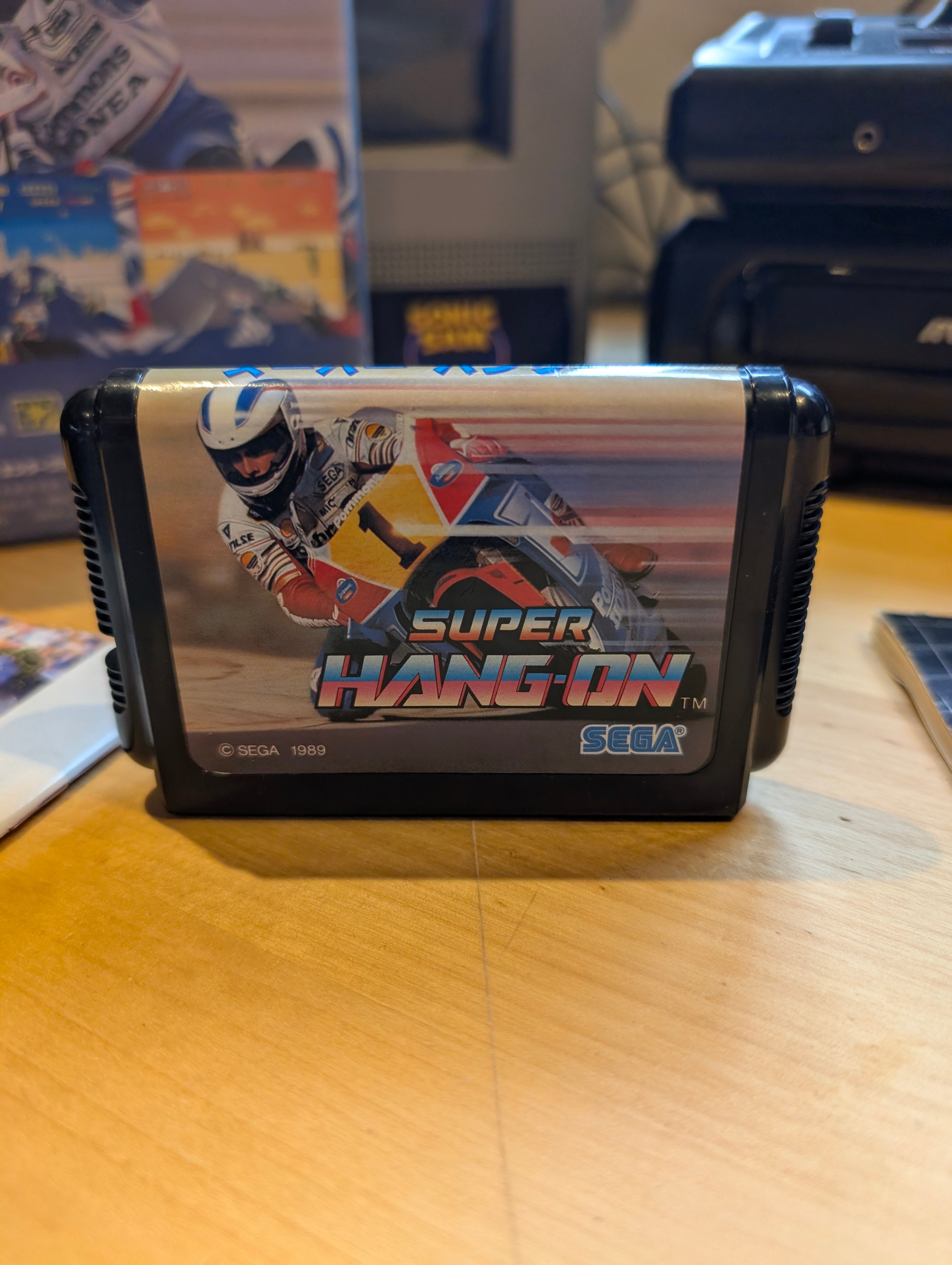 Super Hang On (JPN) - Sega Mega Drive - CIB - VGC - Tested & Working