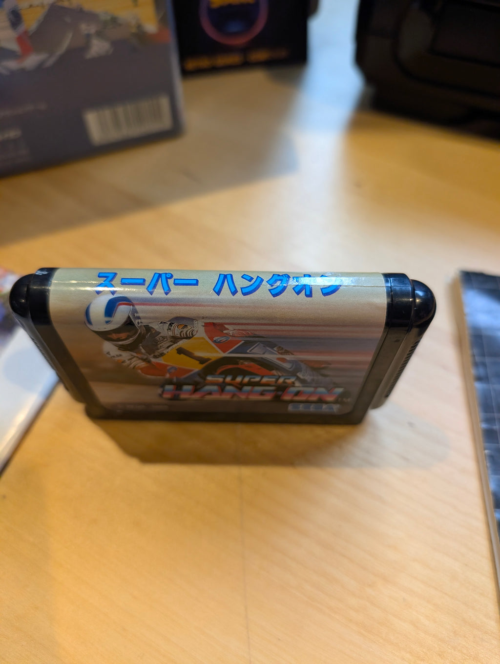 Super Hang On (JPN) - Sega Mega Drive - CIB - VGC - Tested & Working