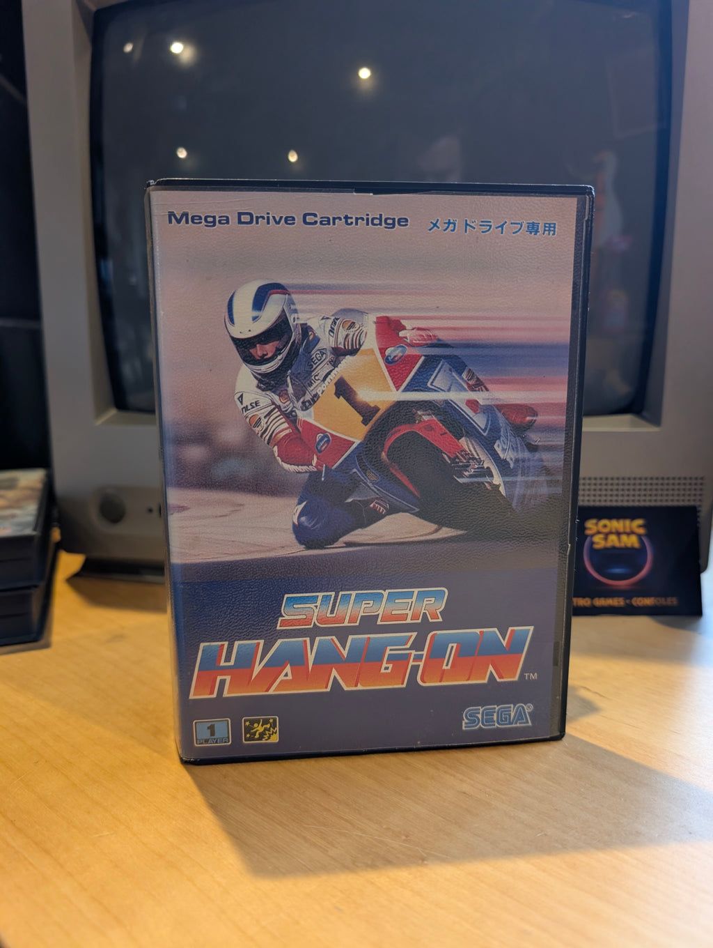 Super Hang On (JPN) - Sega Mega Drive - CIB - VGC - Tested & Working