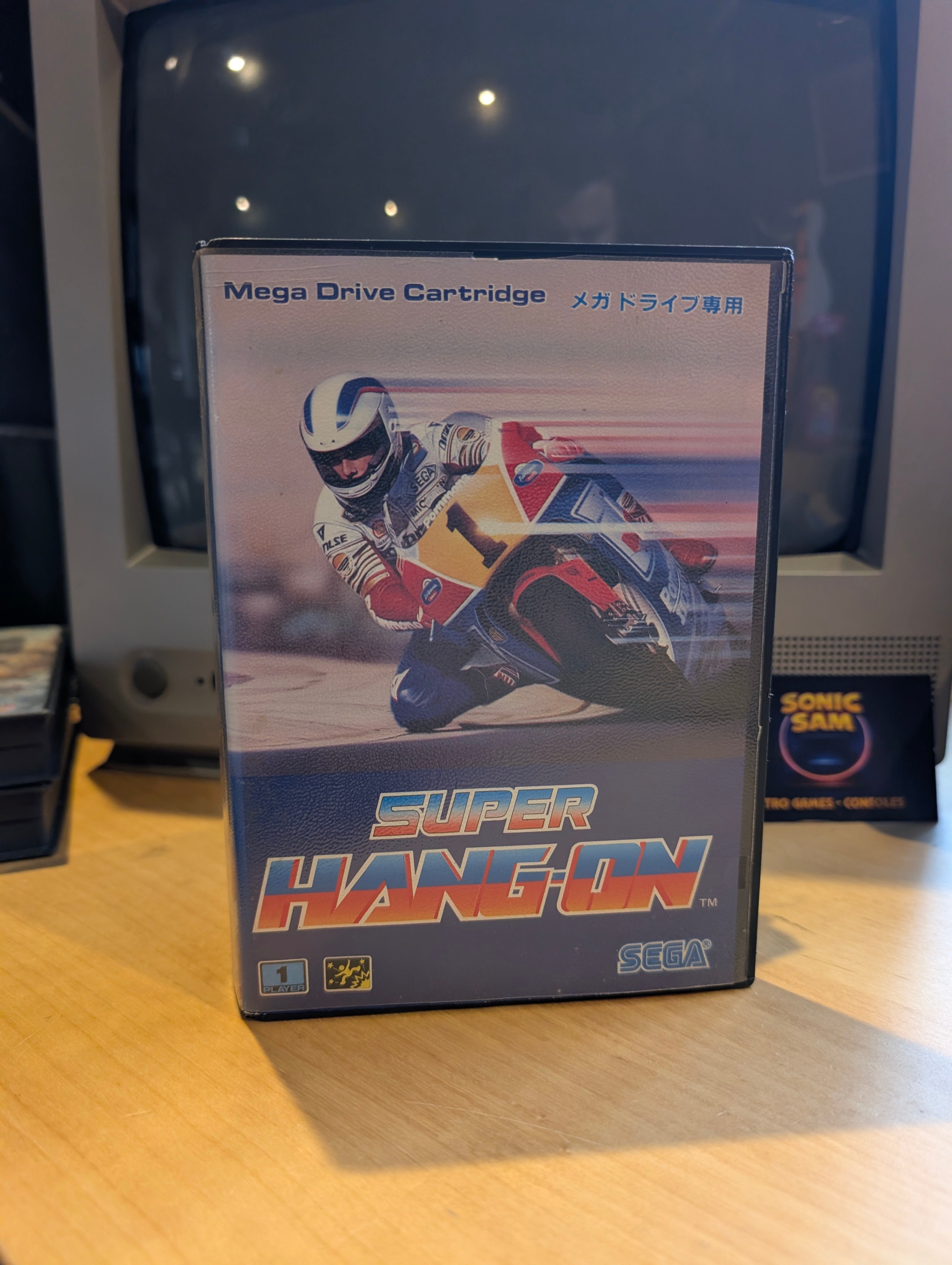 Super Hang On (JPN) - Sega Mega Drive - CIB - VGC - Tested & Working