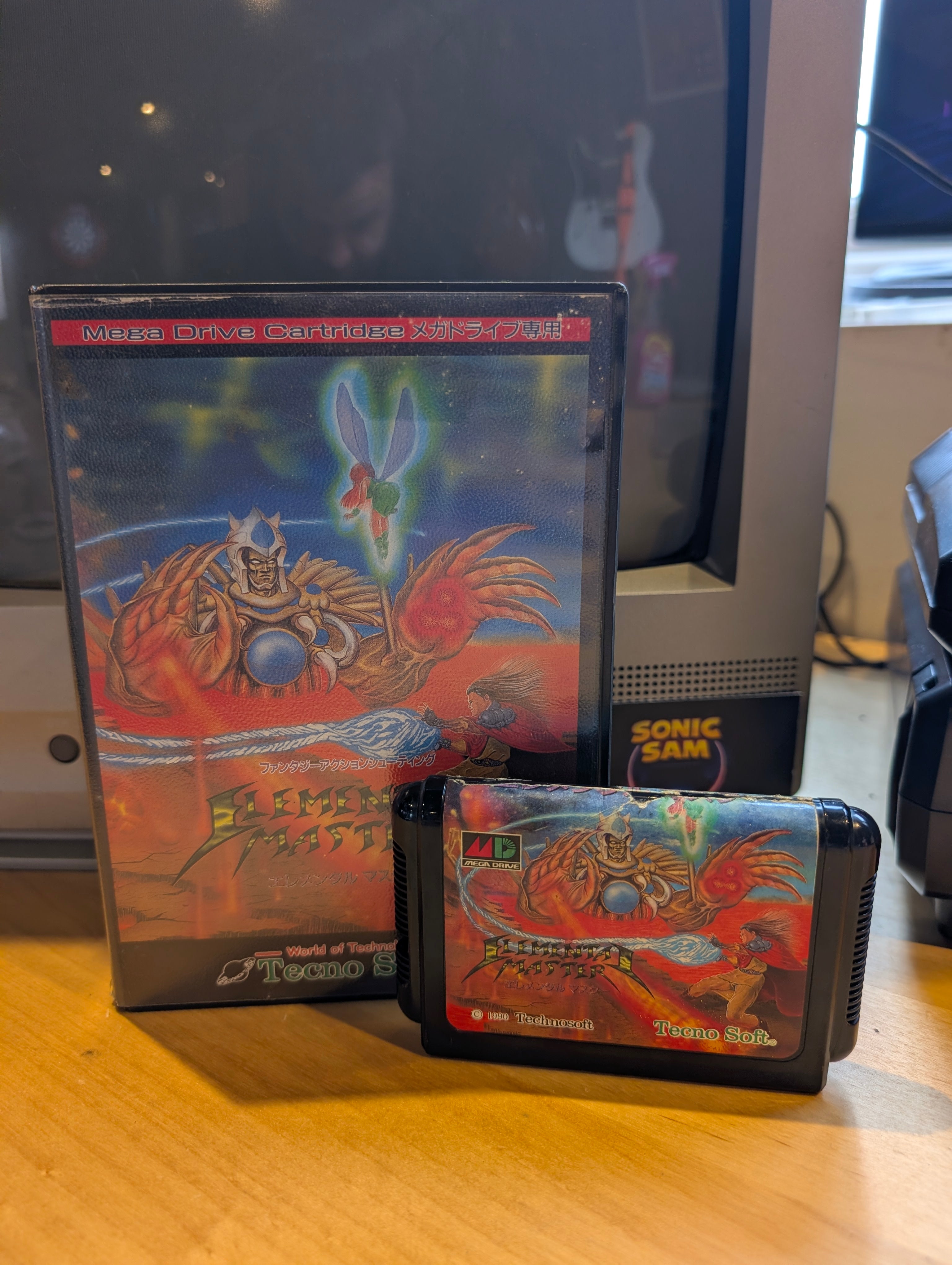 Elemental Master (JPN) - Sega Mega Drive - Boxed No Manual - Tested & Working