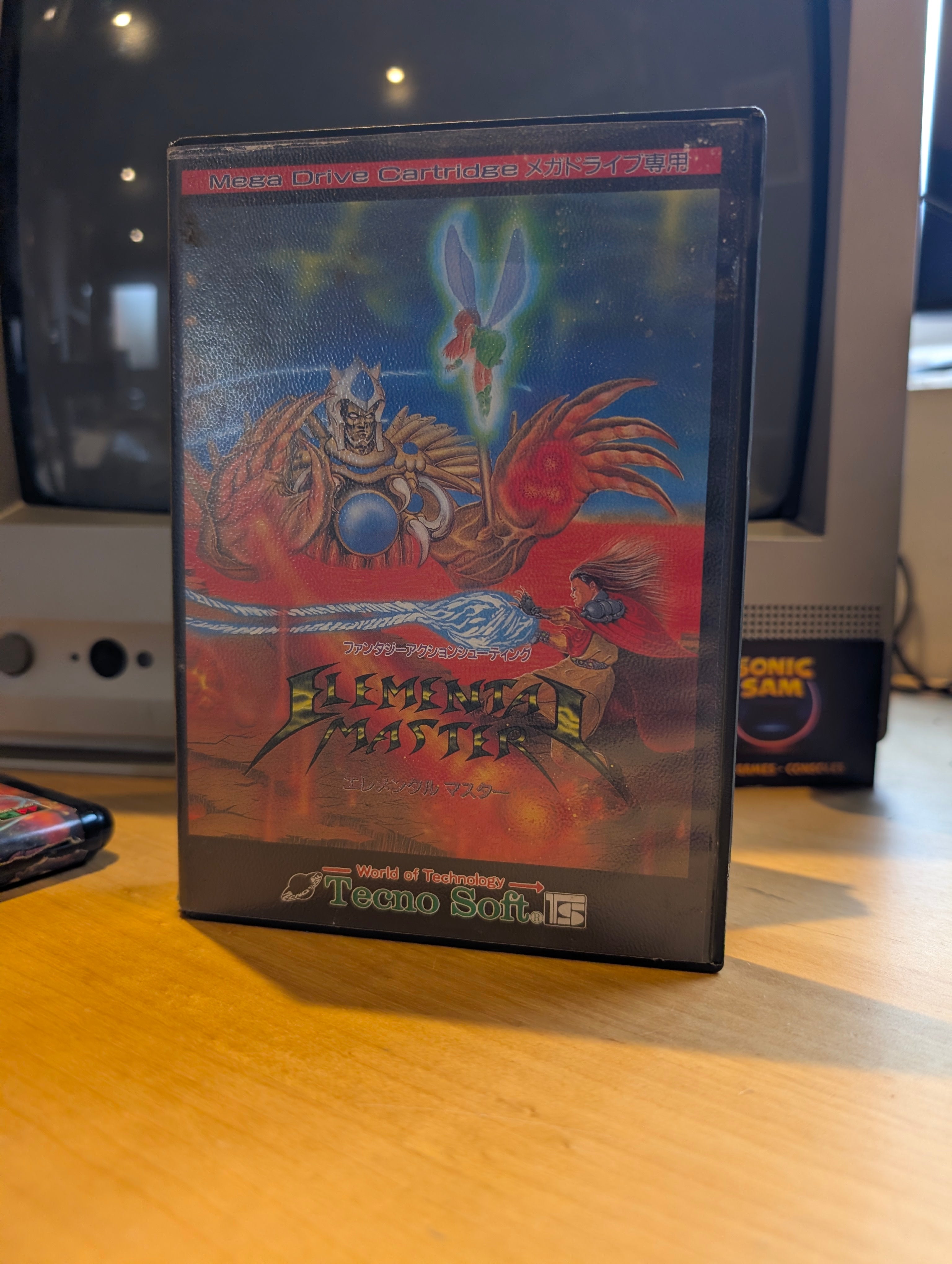 Elemental Master (JPN) - Sega Mega Drive - Boxed No Manual - Tested & Working