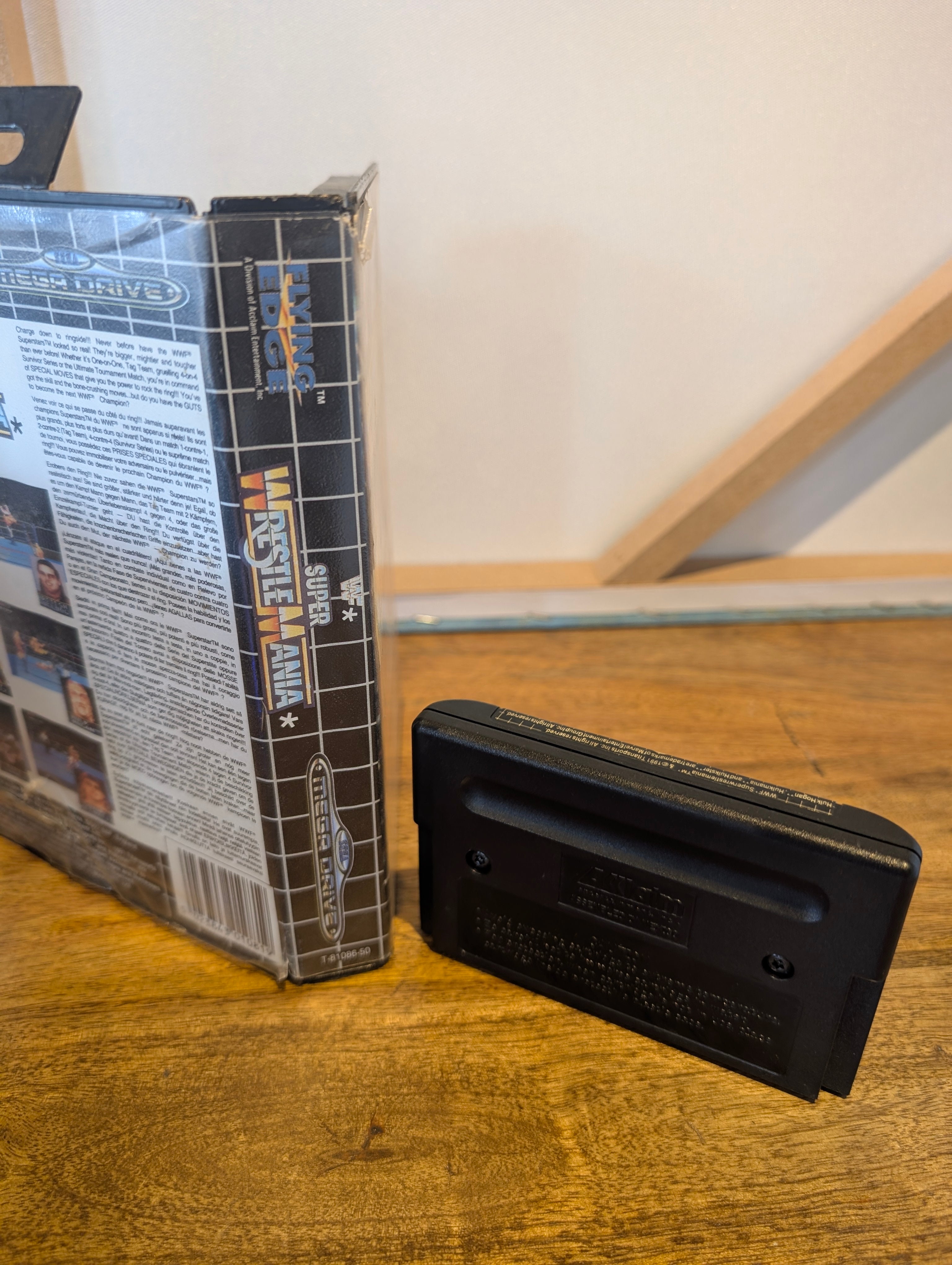 WWF Super WrestleMania - Sega Mega Drive - Boxed No Manual - Tested & Working