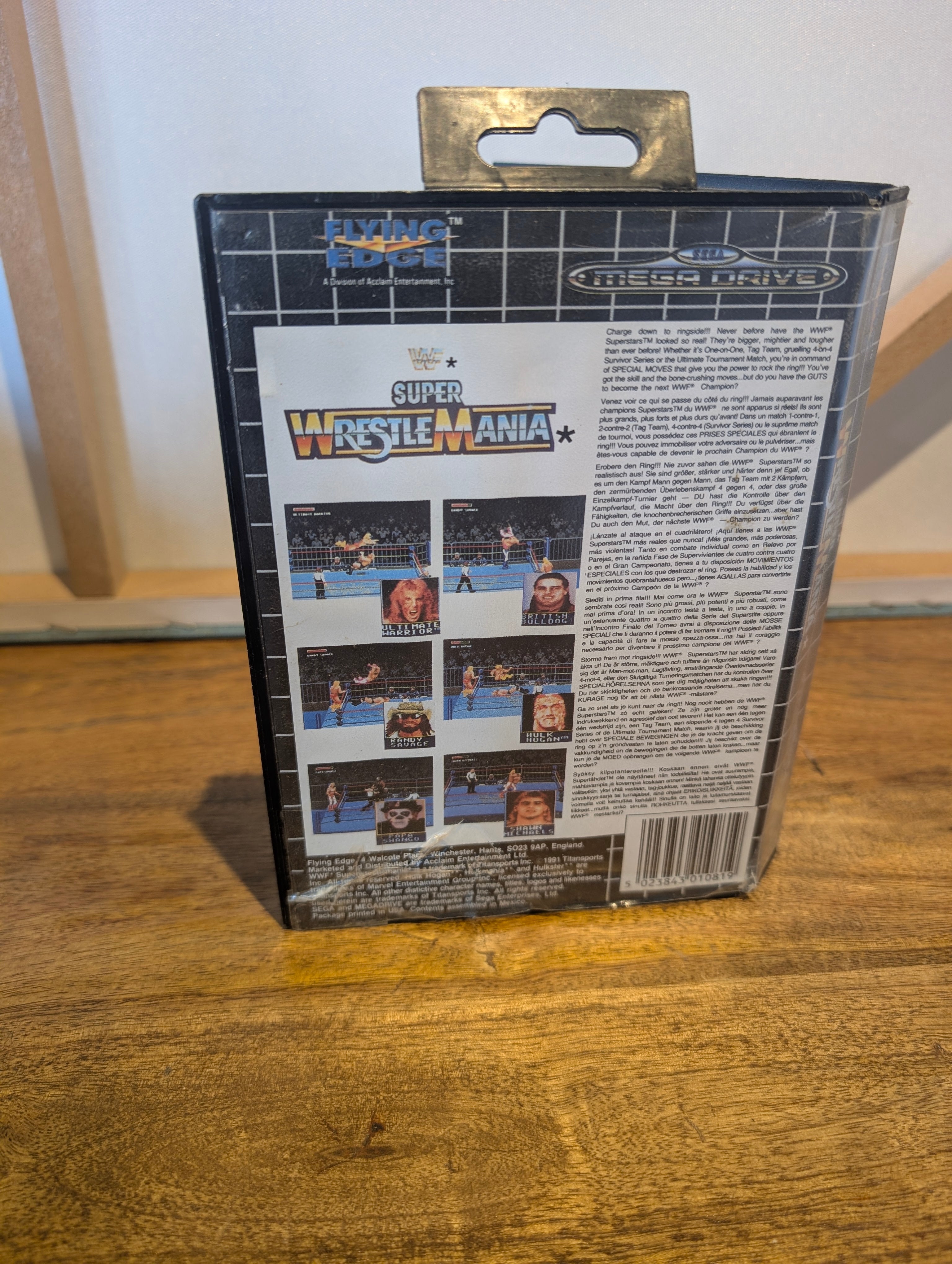 WWF Super WrestleMania - Sega Mega Drive - Boxed No Manual - Tested & Working