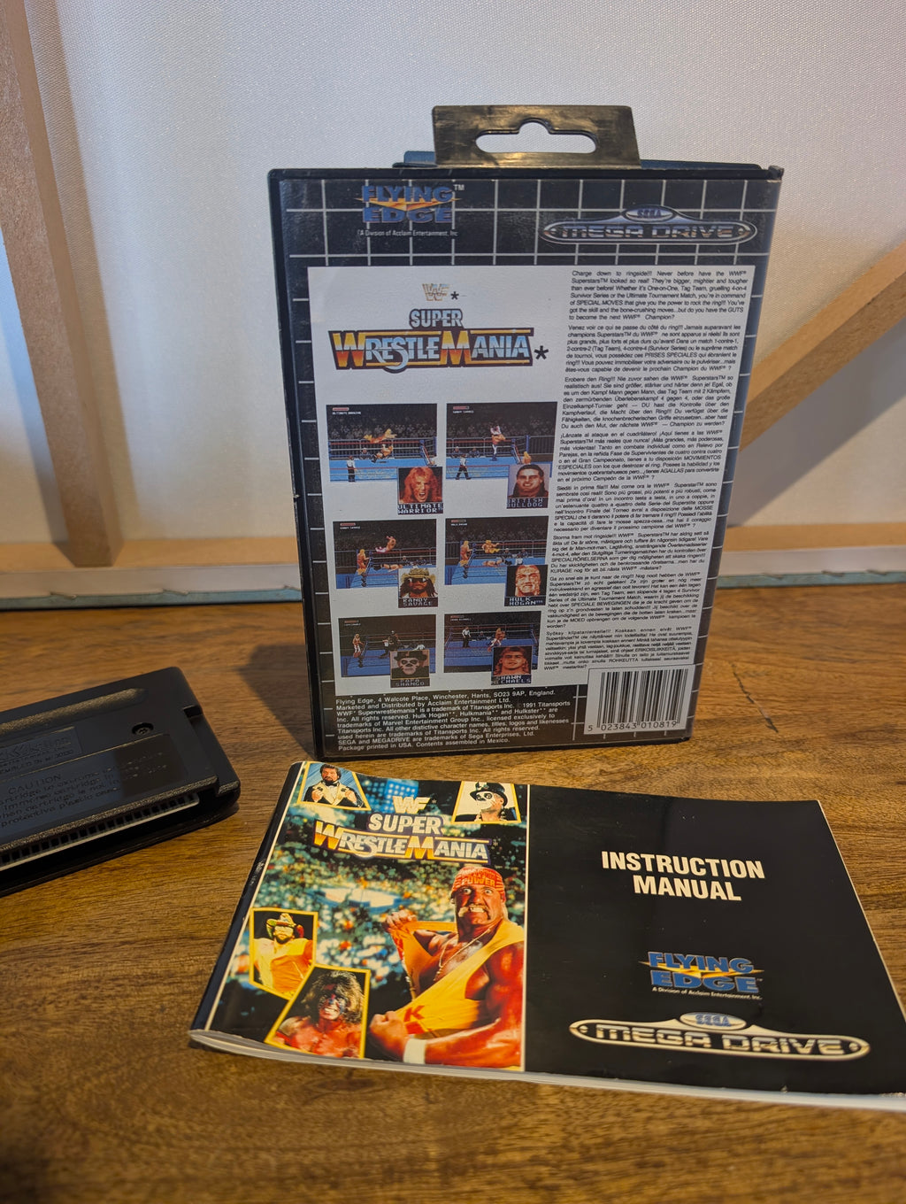 WWF Super WrestleMania - Sega Mega Drive - CIB - Tested & Working