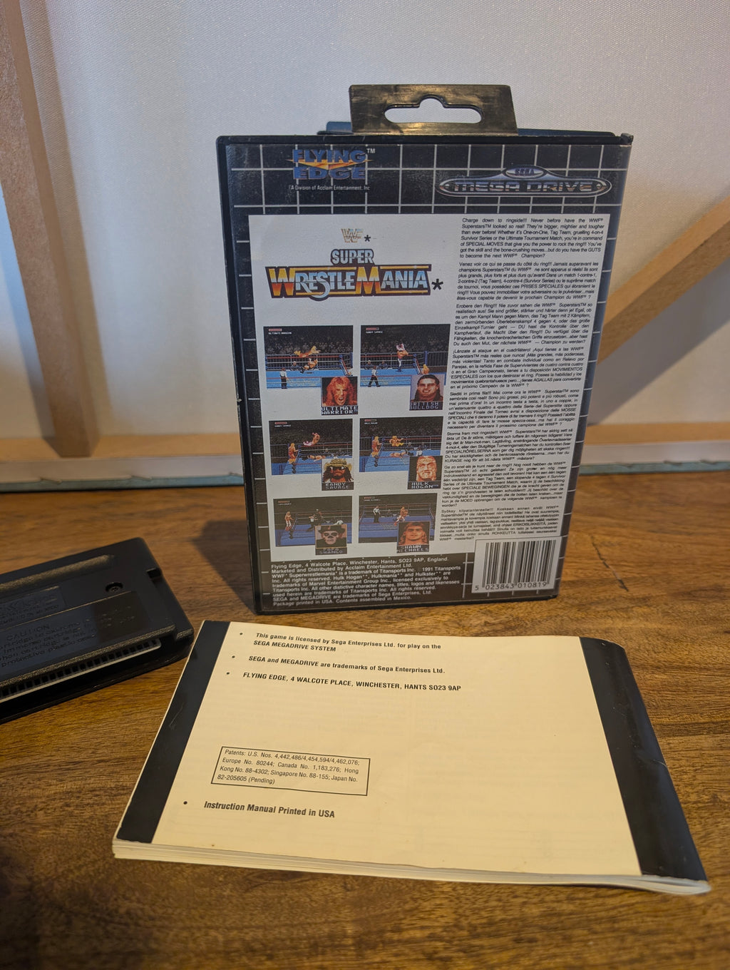 WWF Super WrestleMania - Sega Mega Drive - CIB - Tested & Working