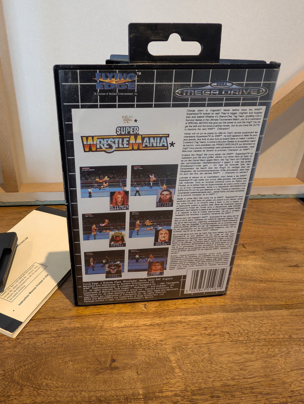 WWF Super WrestleMania - Sega Mega Drive - CIB - Tested & Working