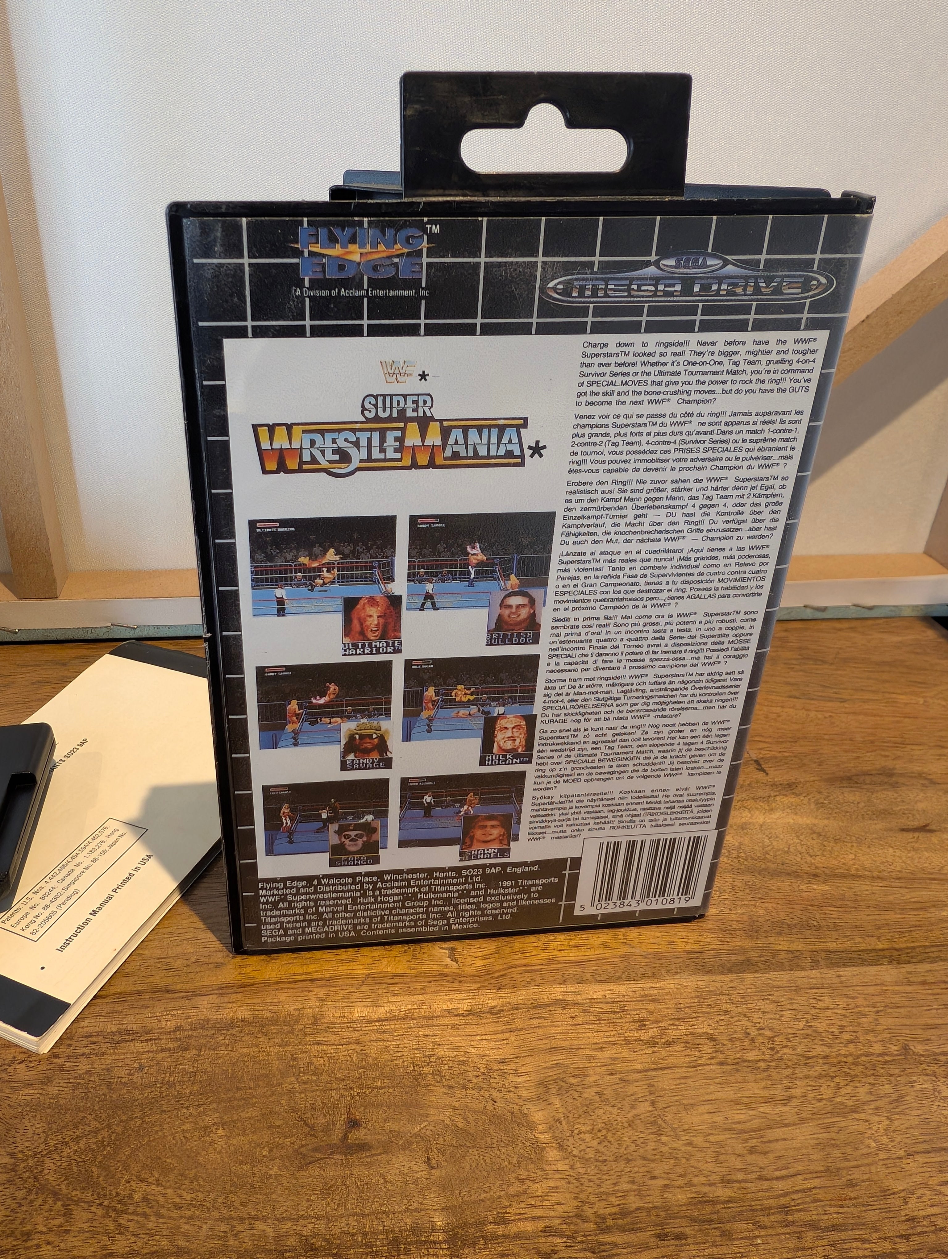 WWF Super WrestleMania - Sega Mega Drive - CIB - Tested & Working