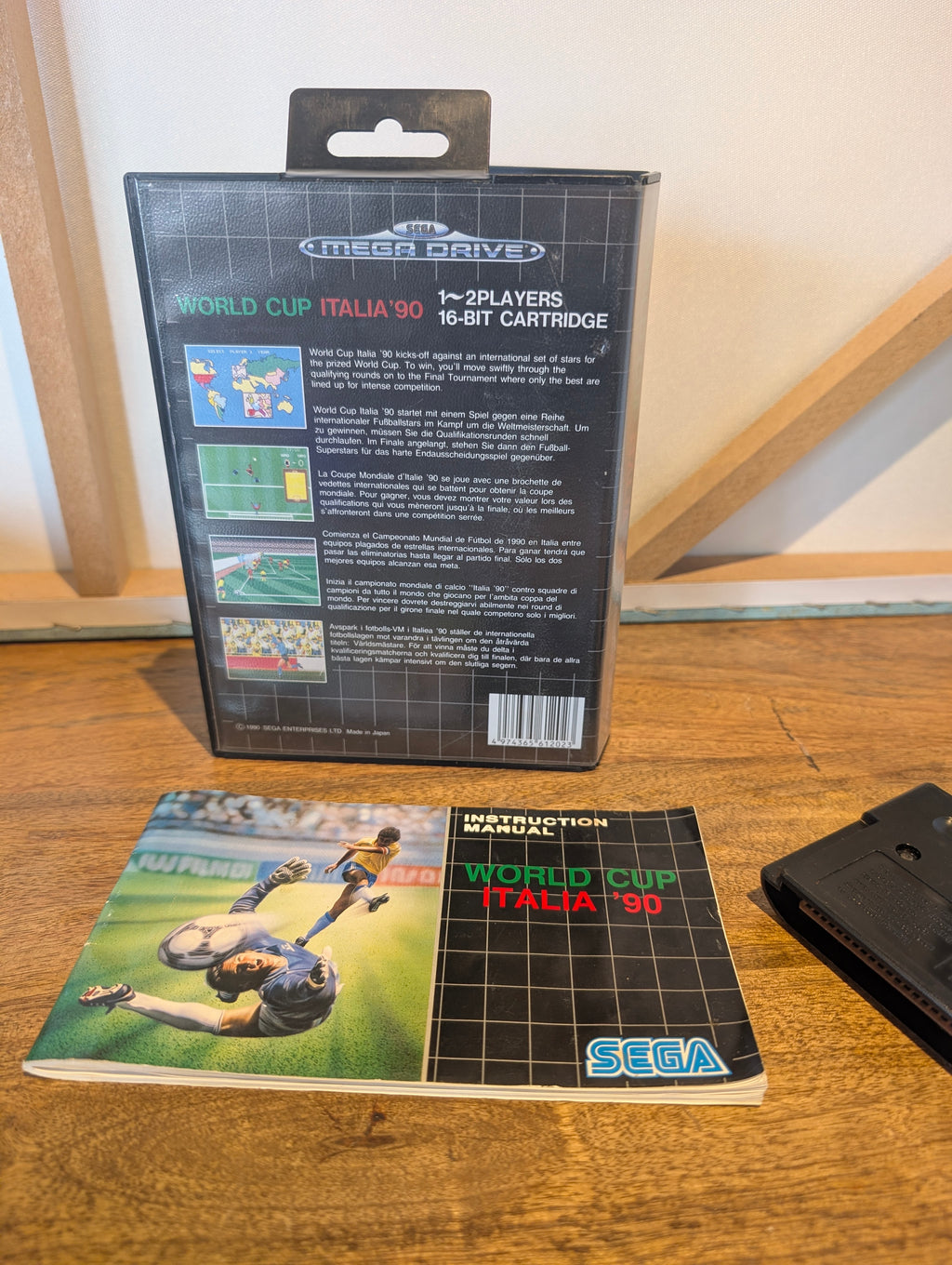 World Cup Italia 90 - Sega Mega Drive - CIB - Tested & Working