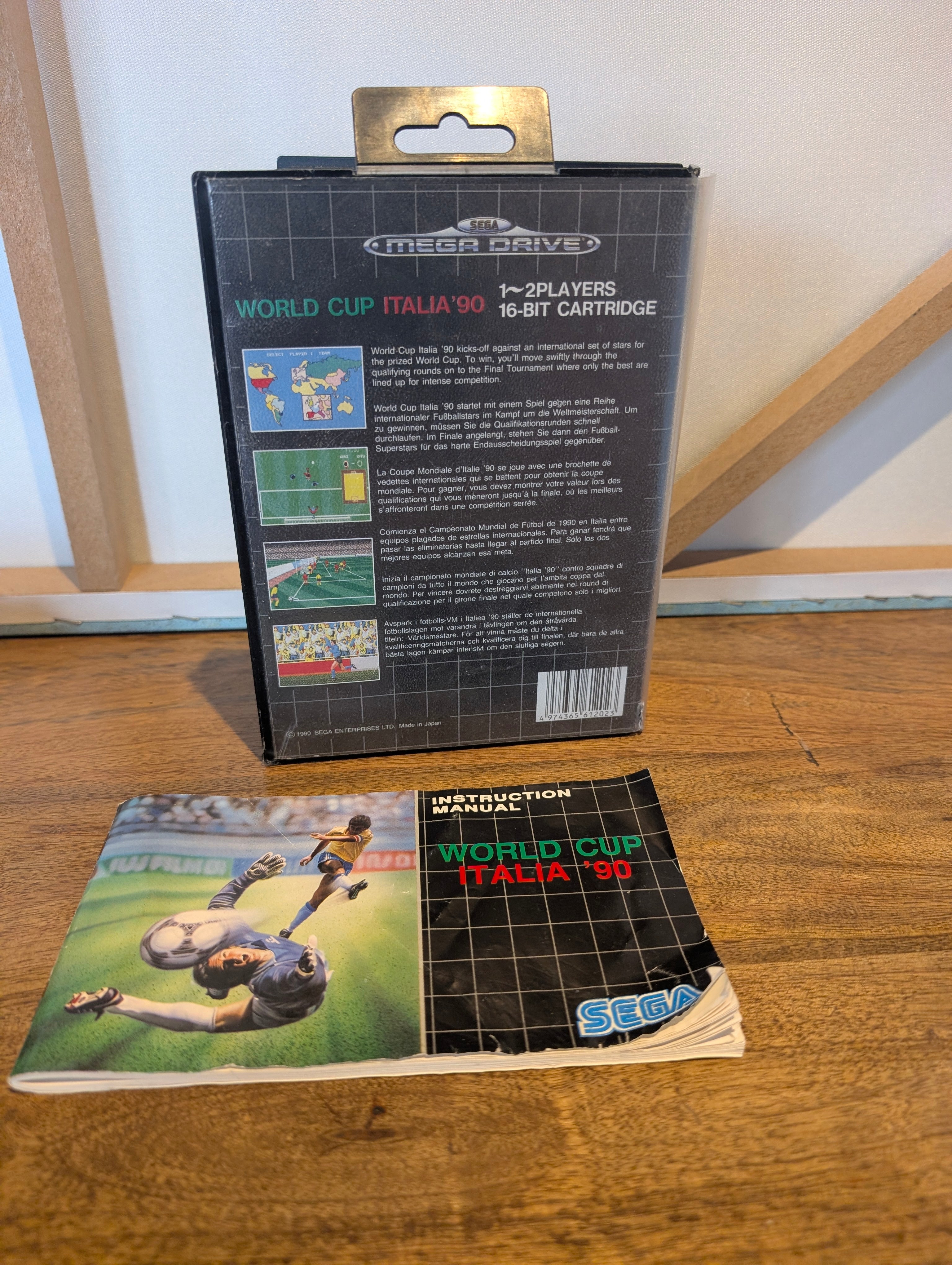 World Cup Italia 90 - Sega Mega Drive - CIB - Tested & Working