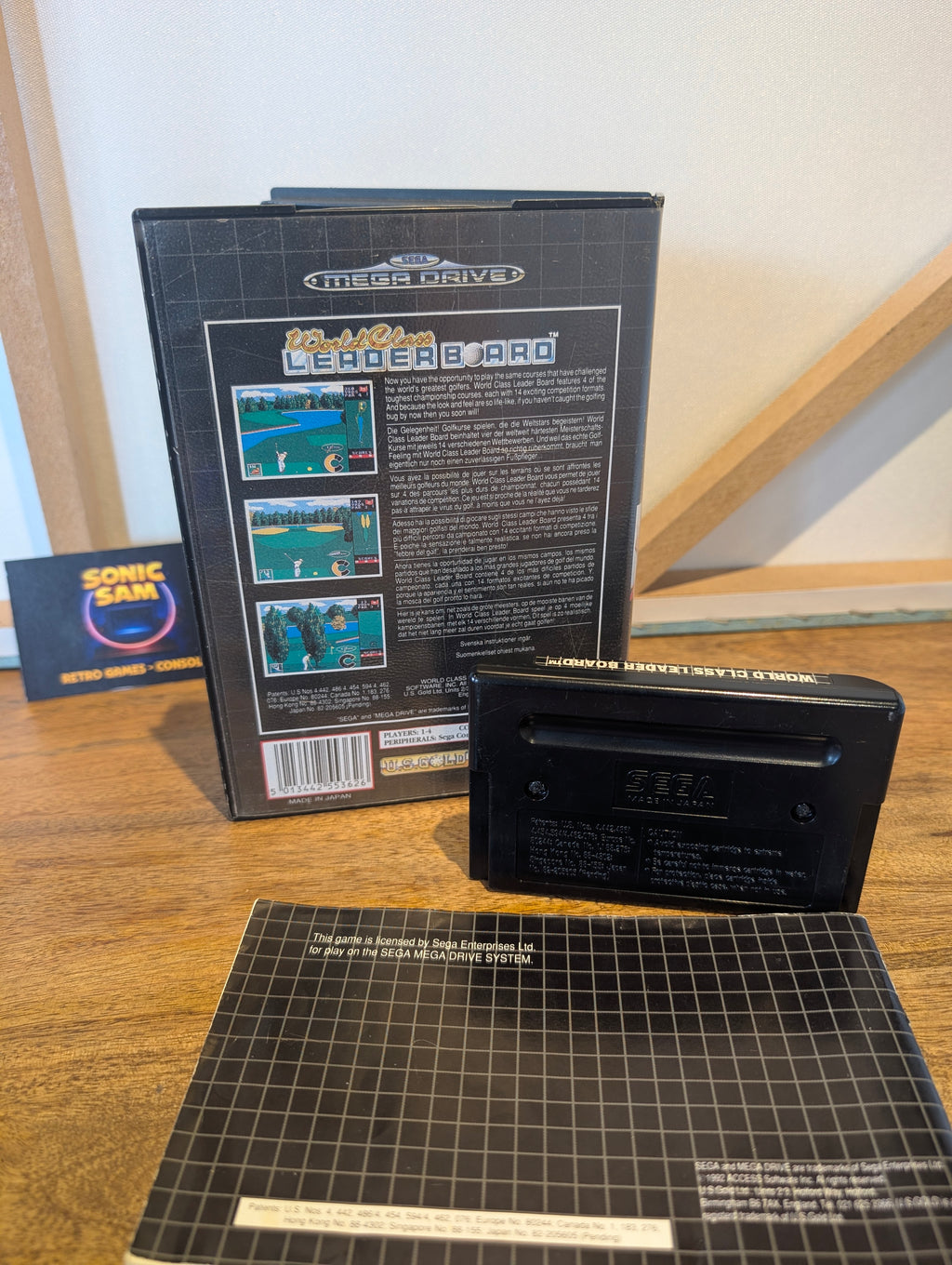 World Class Leader Board - Sega Mega Drive - CIB - Tested & Working