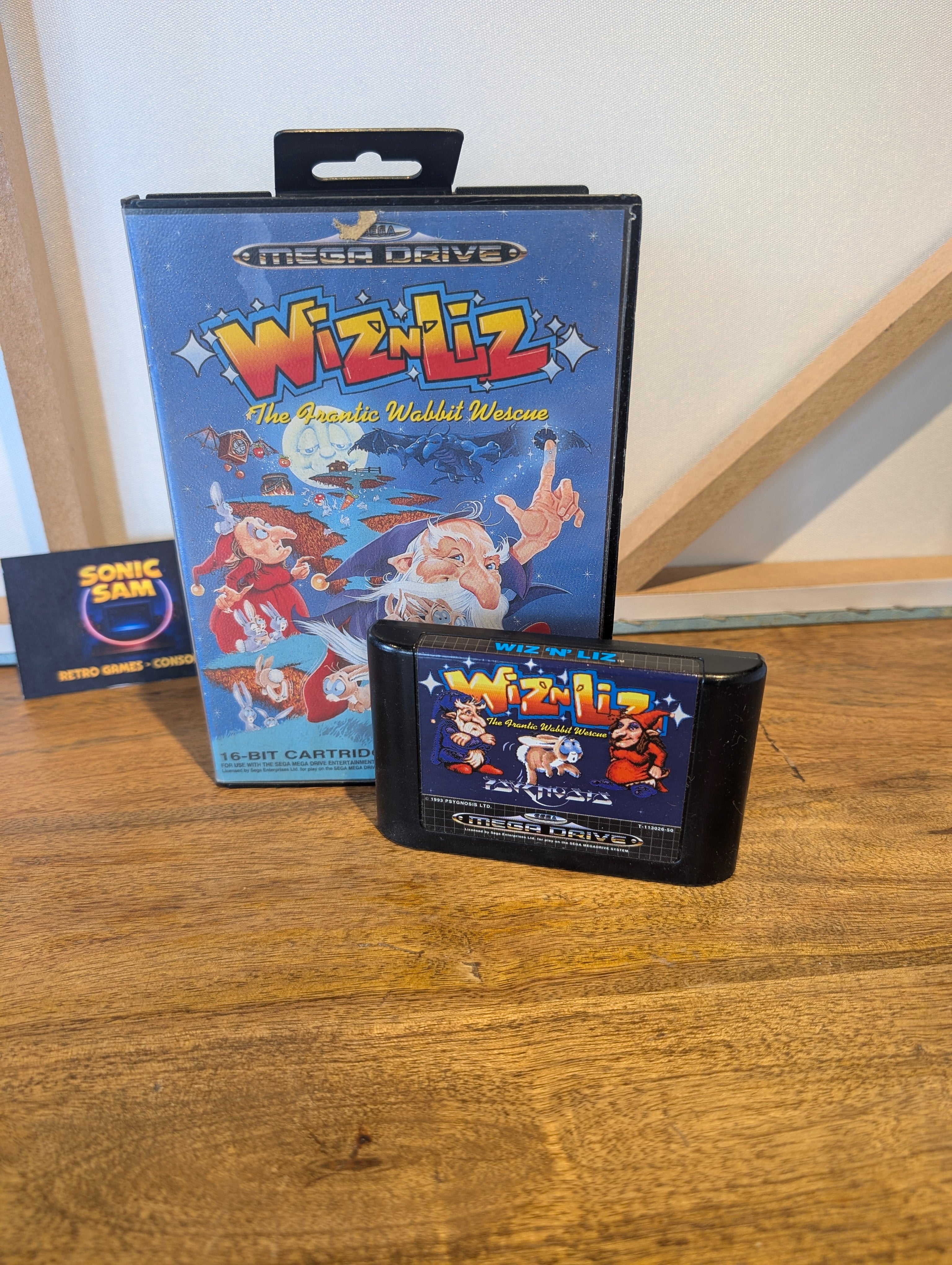 Wiz 'n' Liz - Sega Mega Drive - Boxed No Manual - Tested & Working