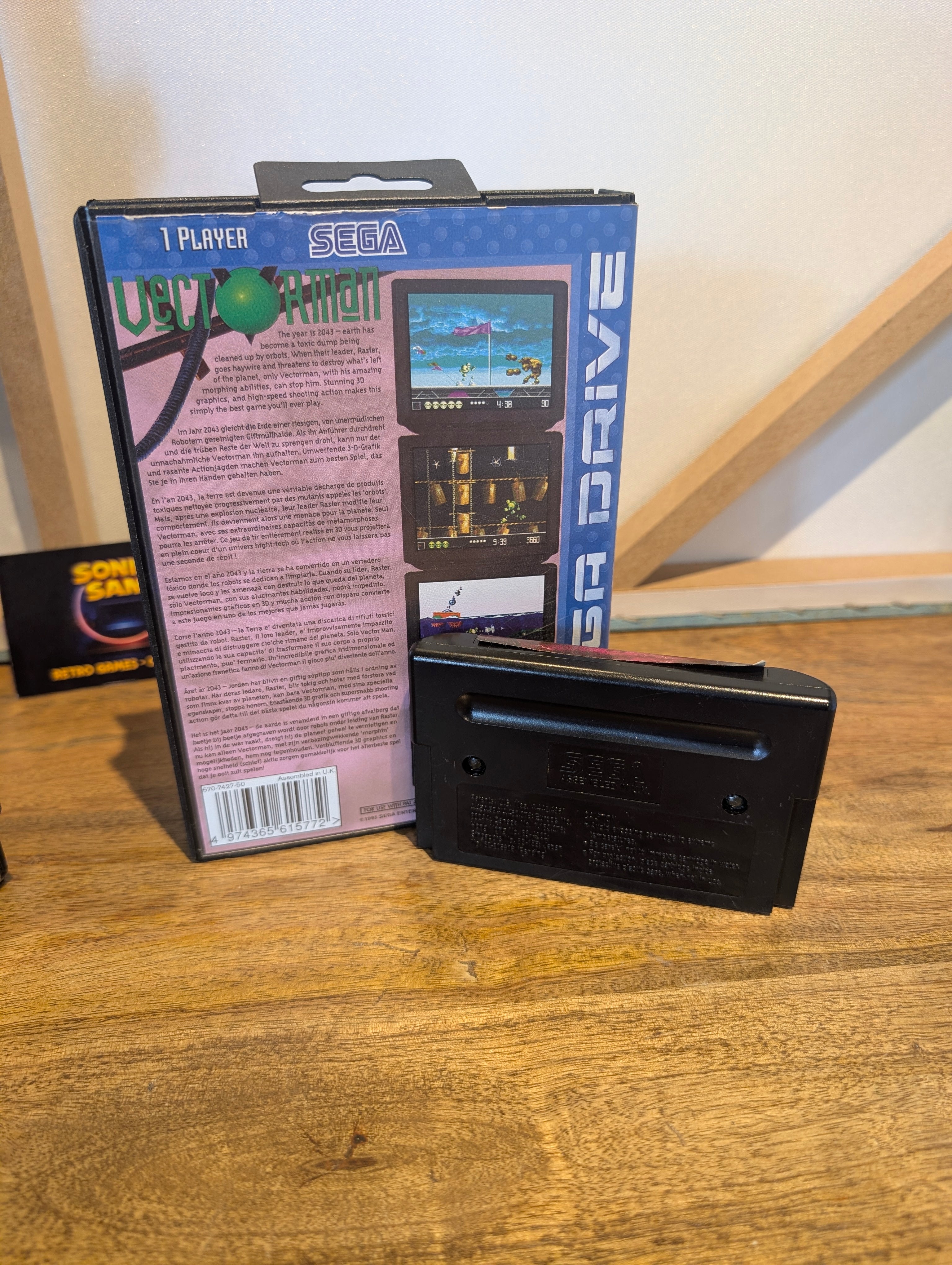 Vectorman - Sega Mega Drive - Boxed No Manual - Tested & Working